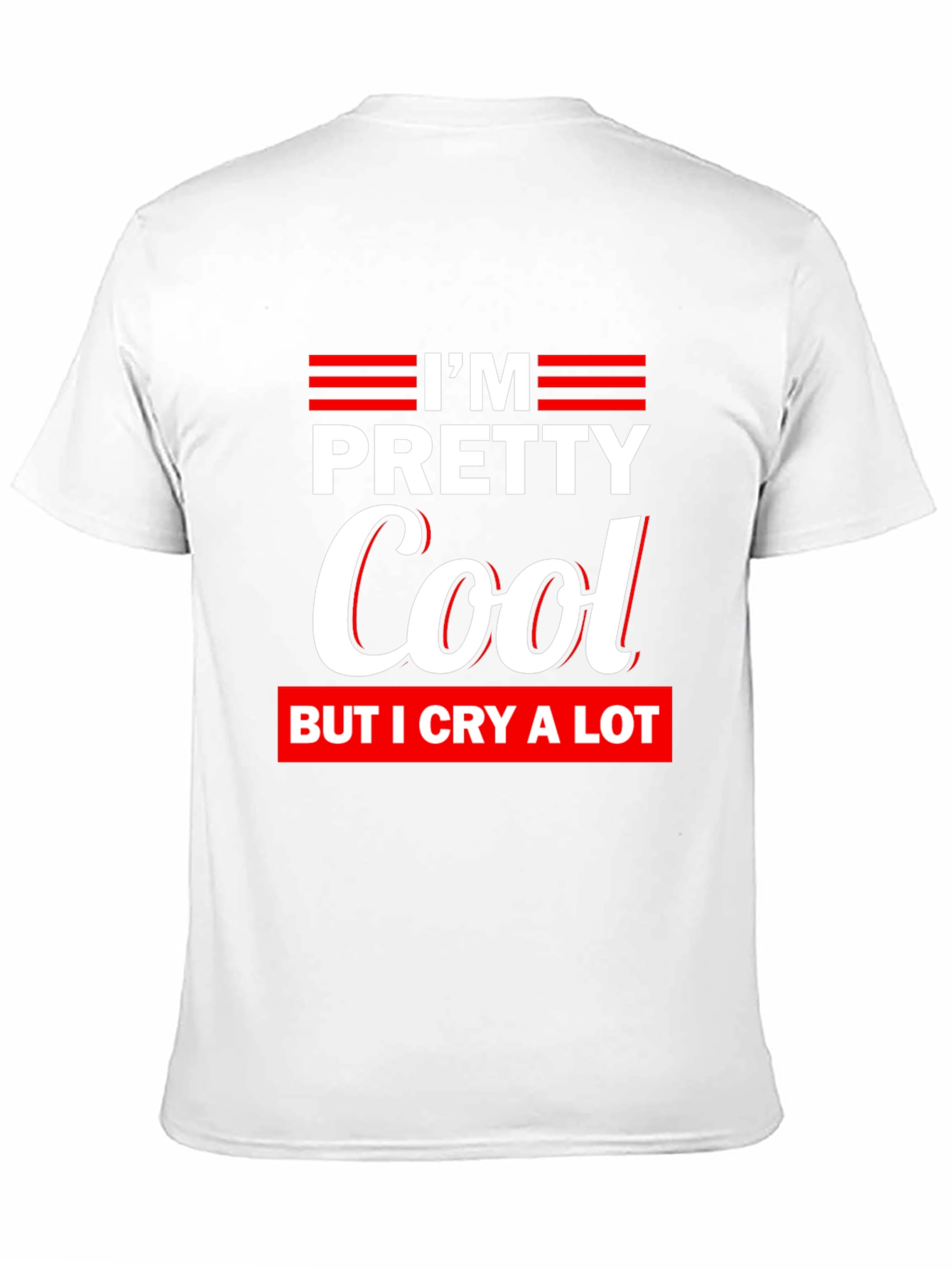 Pretty Cool Crying T-Shirt Funny Tee