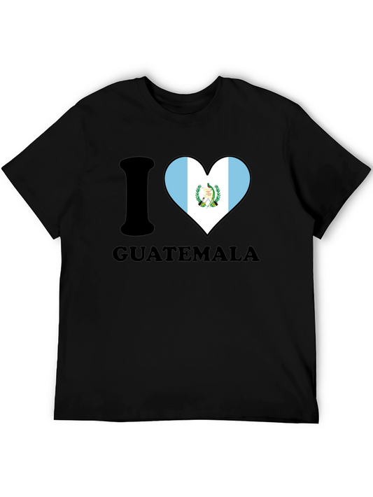 I Heart Guatemala T-Shirt - Mens Black Tee