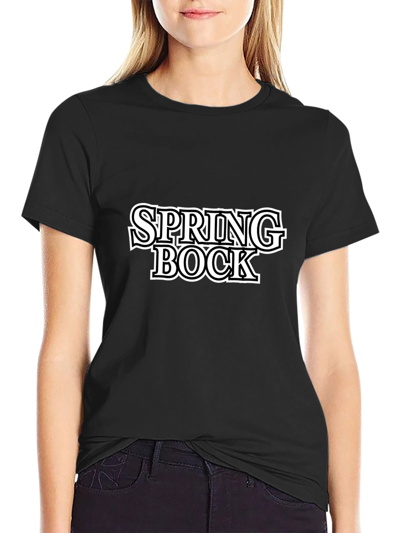 Spring Bock Graphic Black T-Shirt