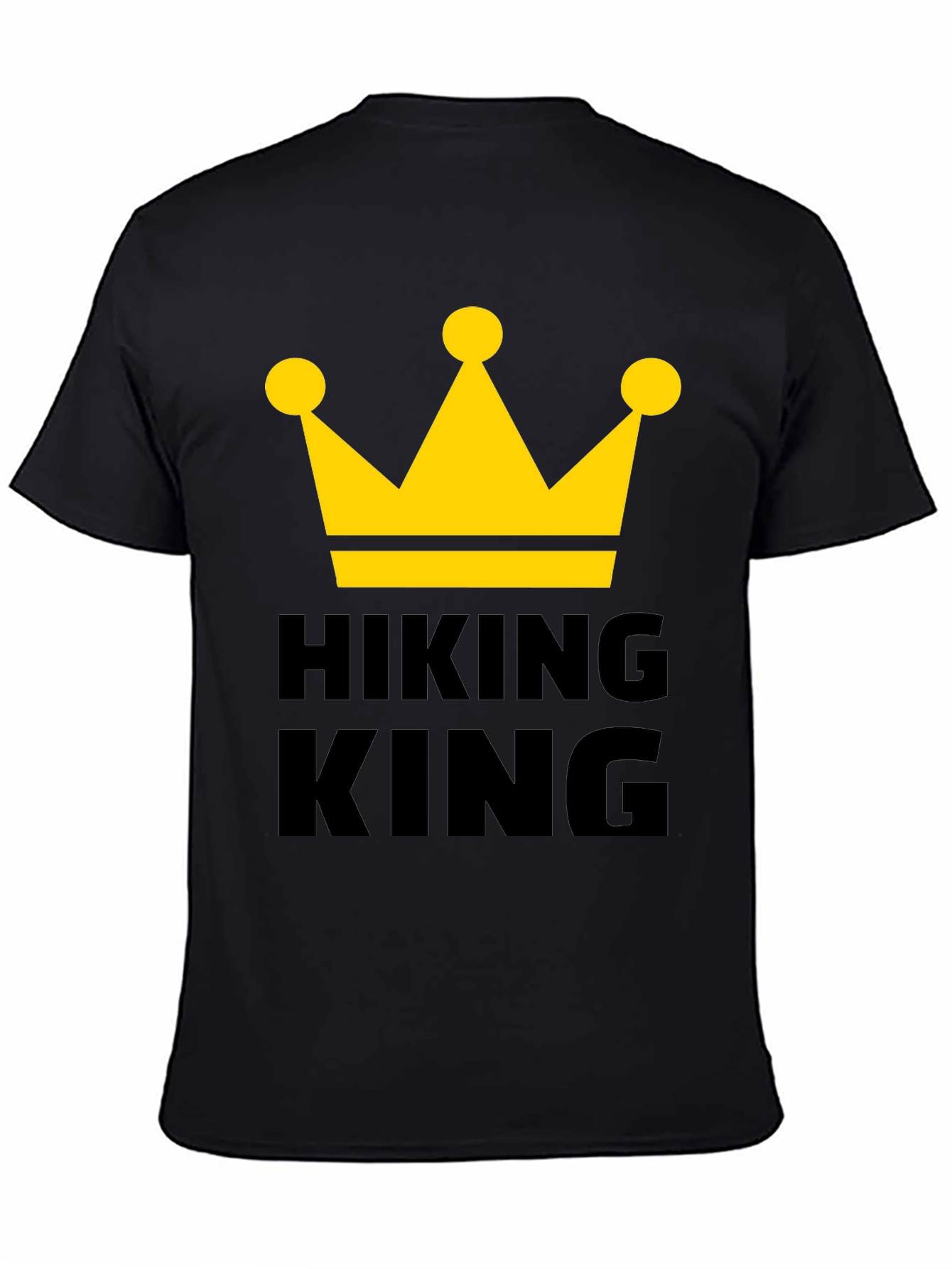 Hiking King T-Shirt - Crown Graphic Tee