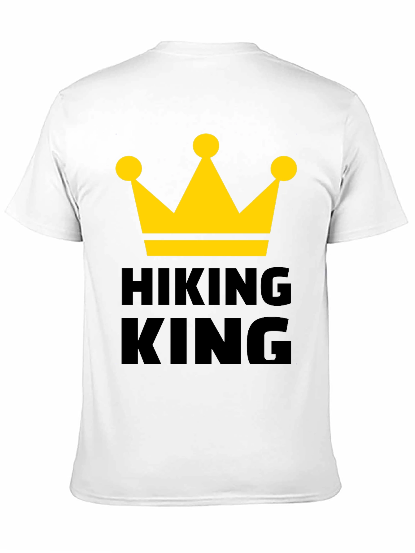 Hiking King T-Shirt - Crown Graphic Tee