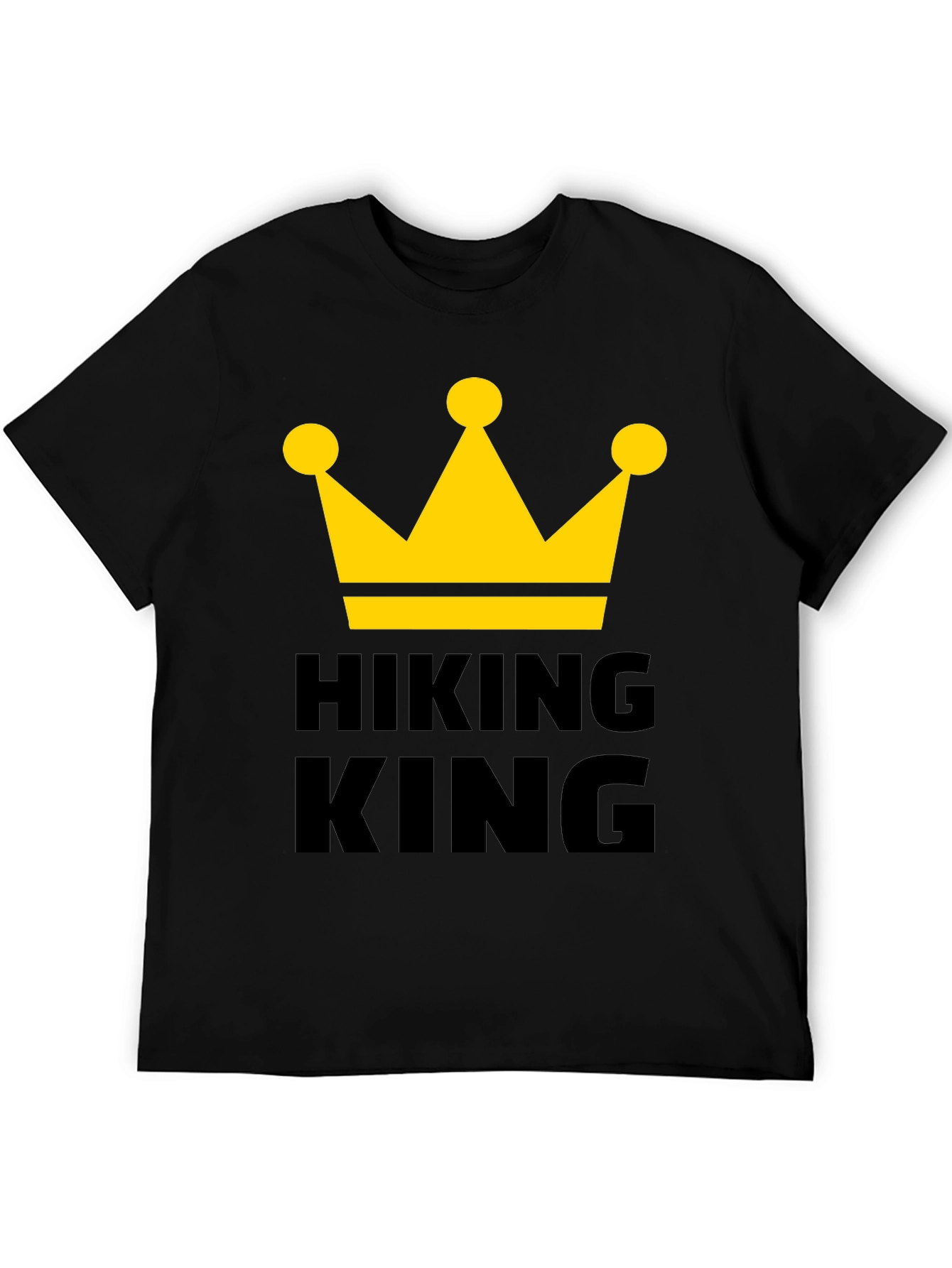 Hiking King T-Shirt - Crown Graphic Tee