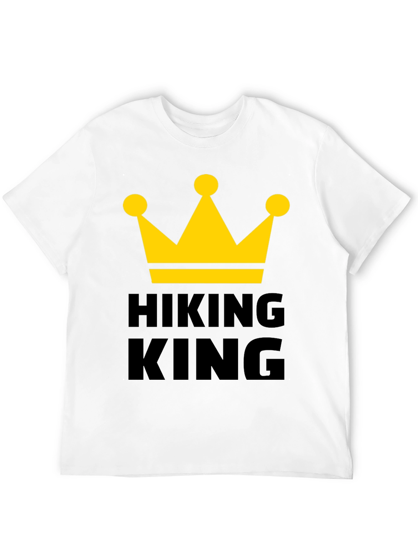 Hiking King T-Shirt - Crown Graphic Tee