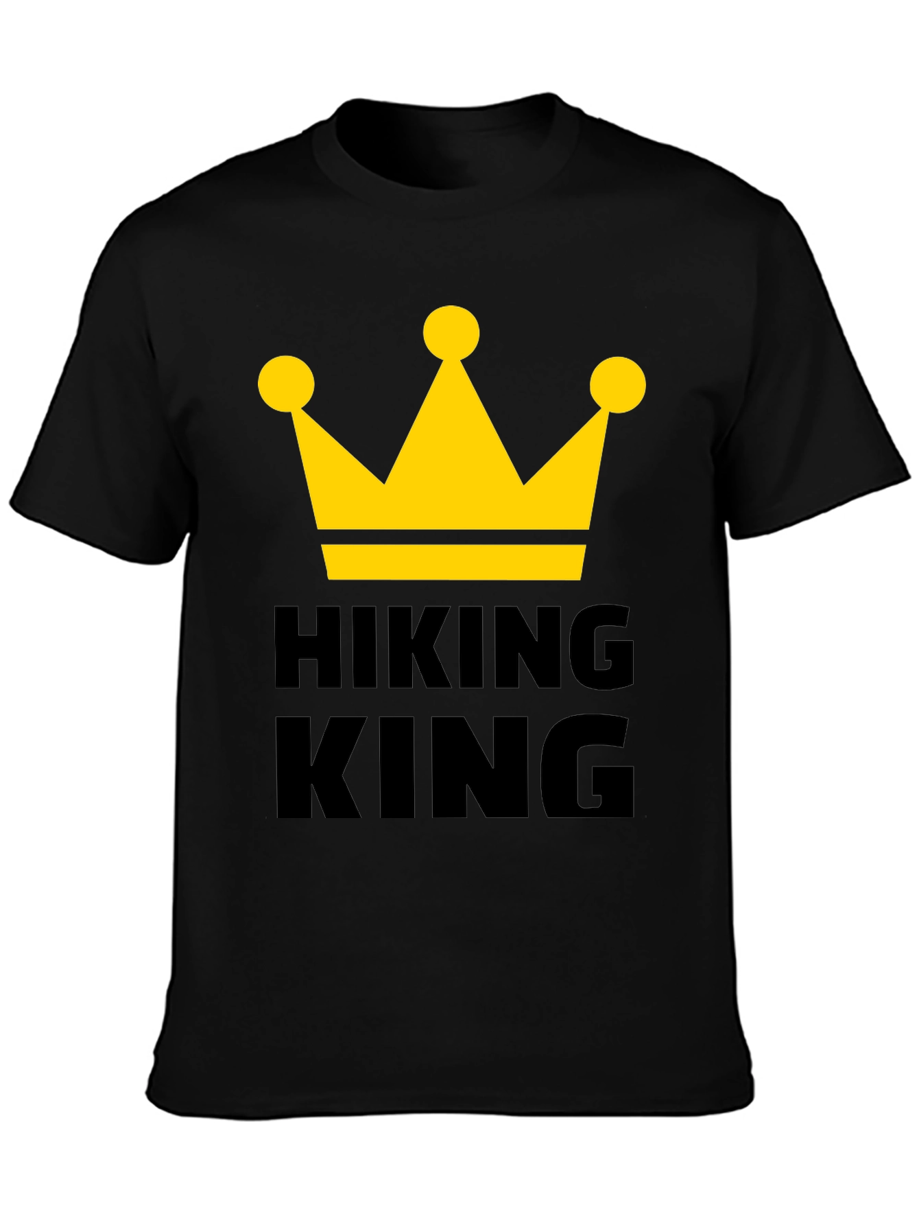 Hiking King T-Shirt - Crown Graphic Tee