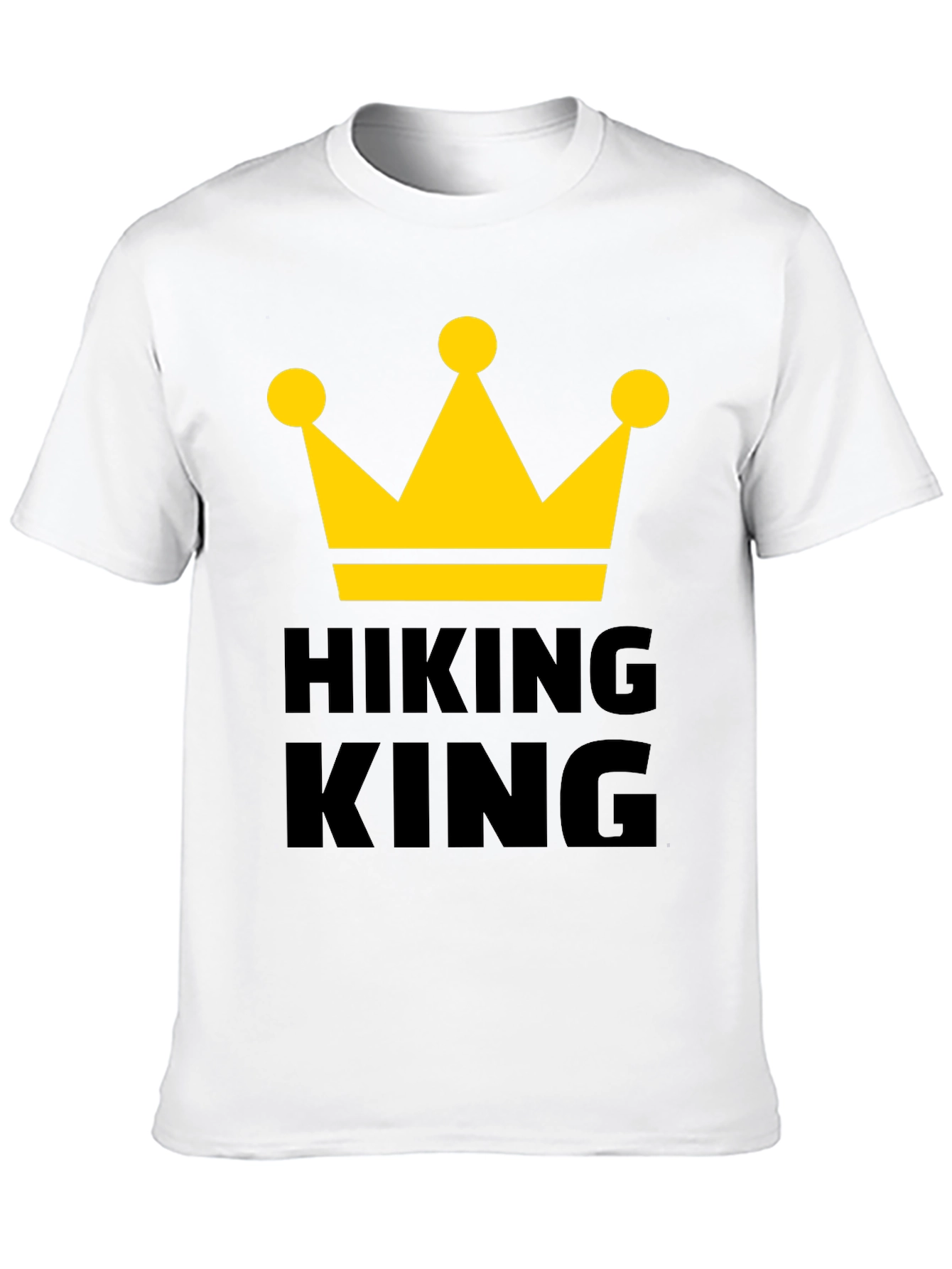 Hiking King T-Shirt - Crown Graphic Tee