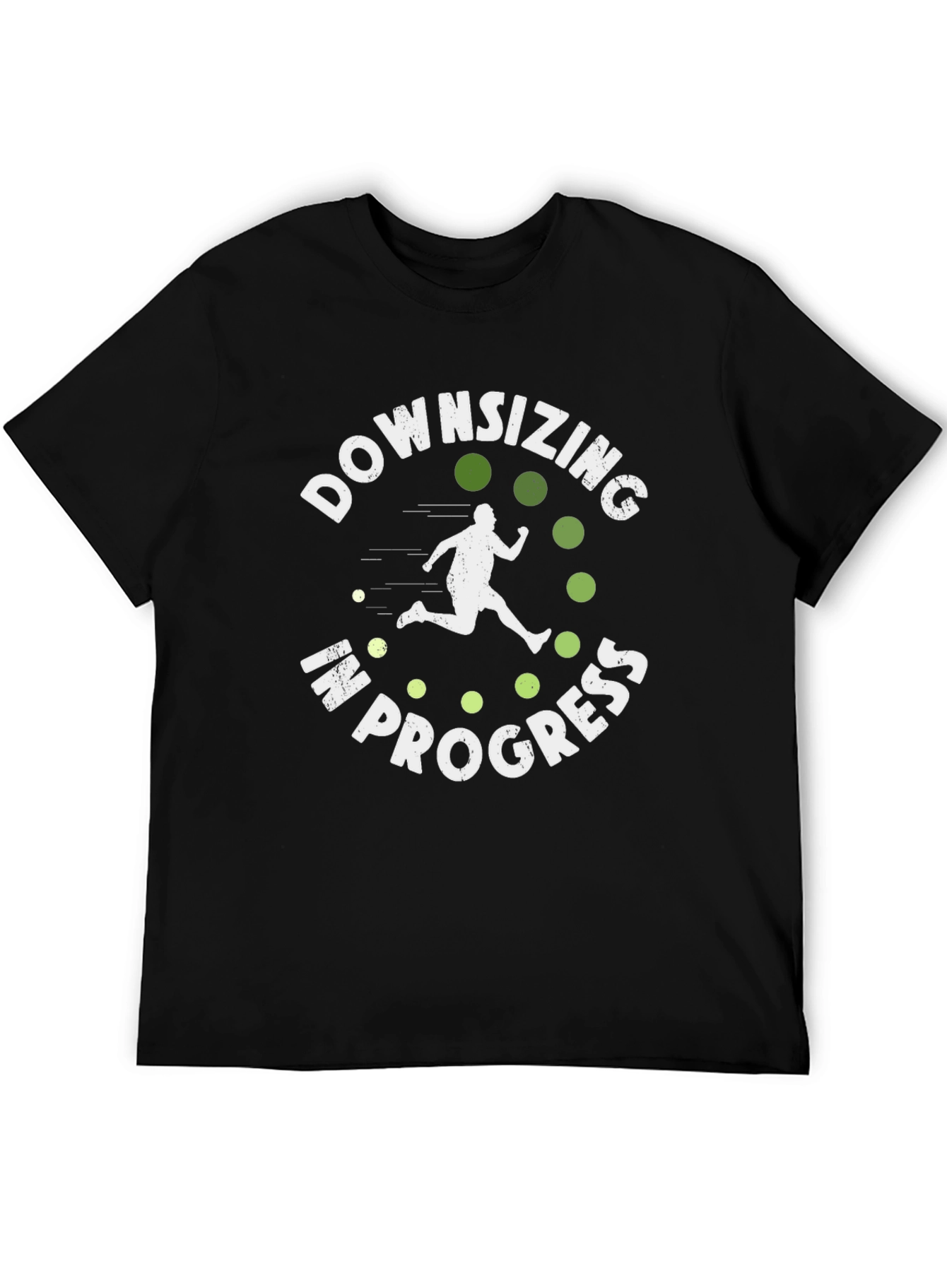 Downsizing In Progress T-Shirt - Funny Fitness Tee
