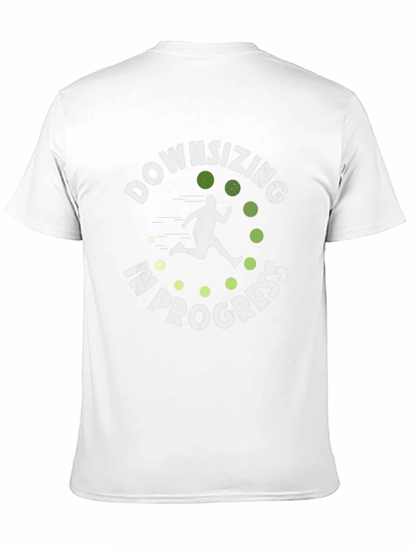 Downsizing In Progress T-Shirt - Funny Fitness Tee