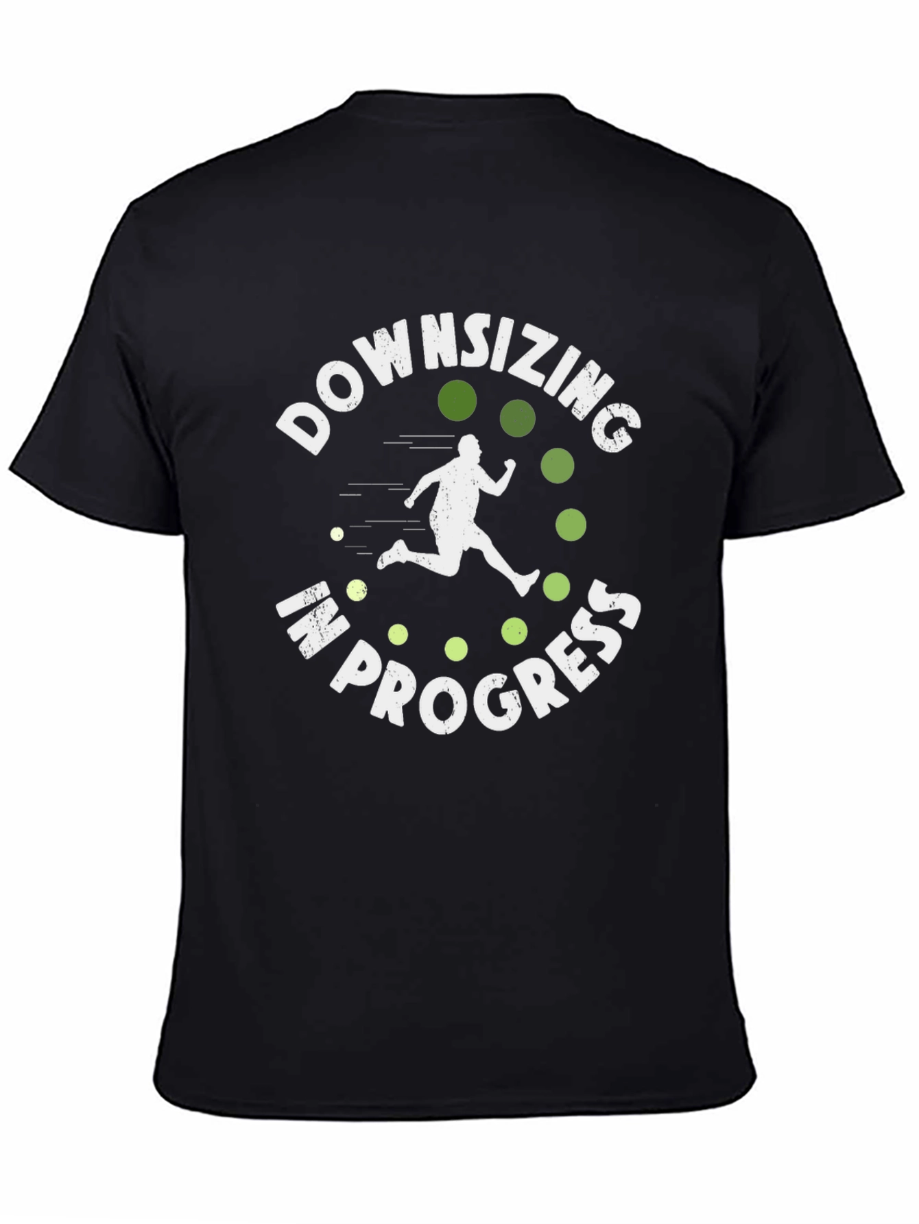 Downsizing In Progress T-Shirt - Funny Fitness Tee
