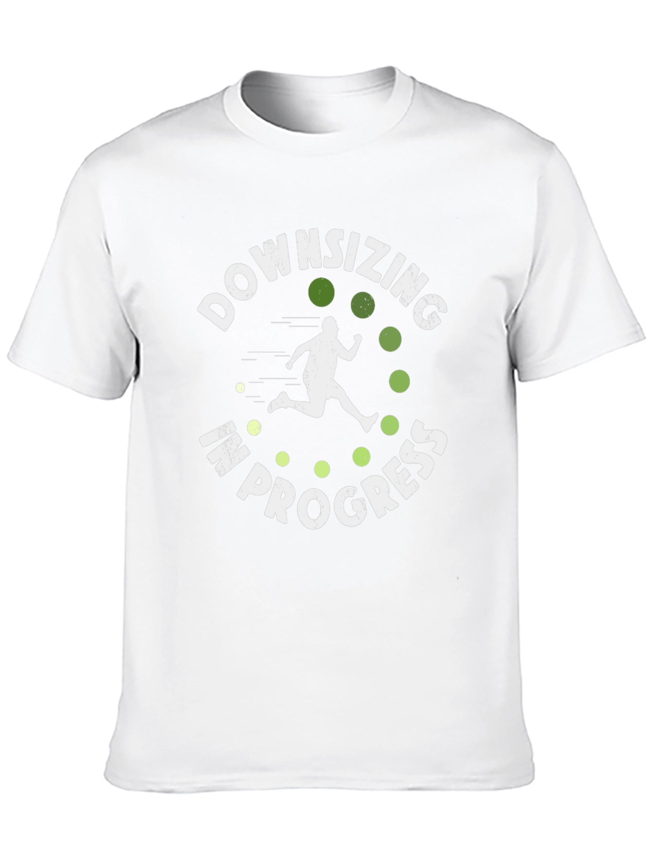 Downsizing In Progress T-Shirt - Funny Fitness Tee