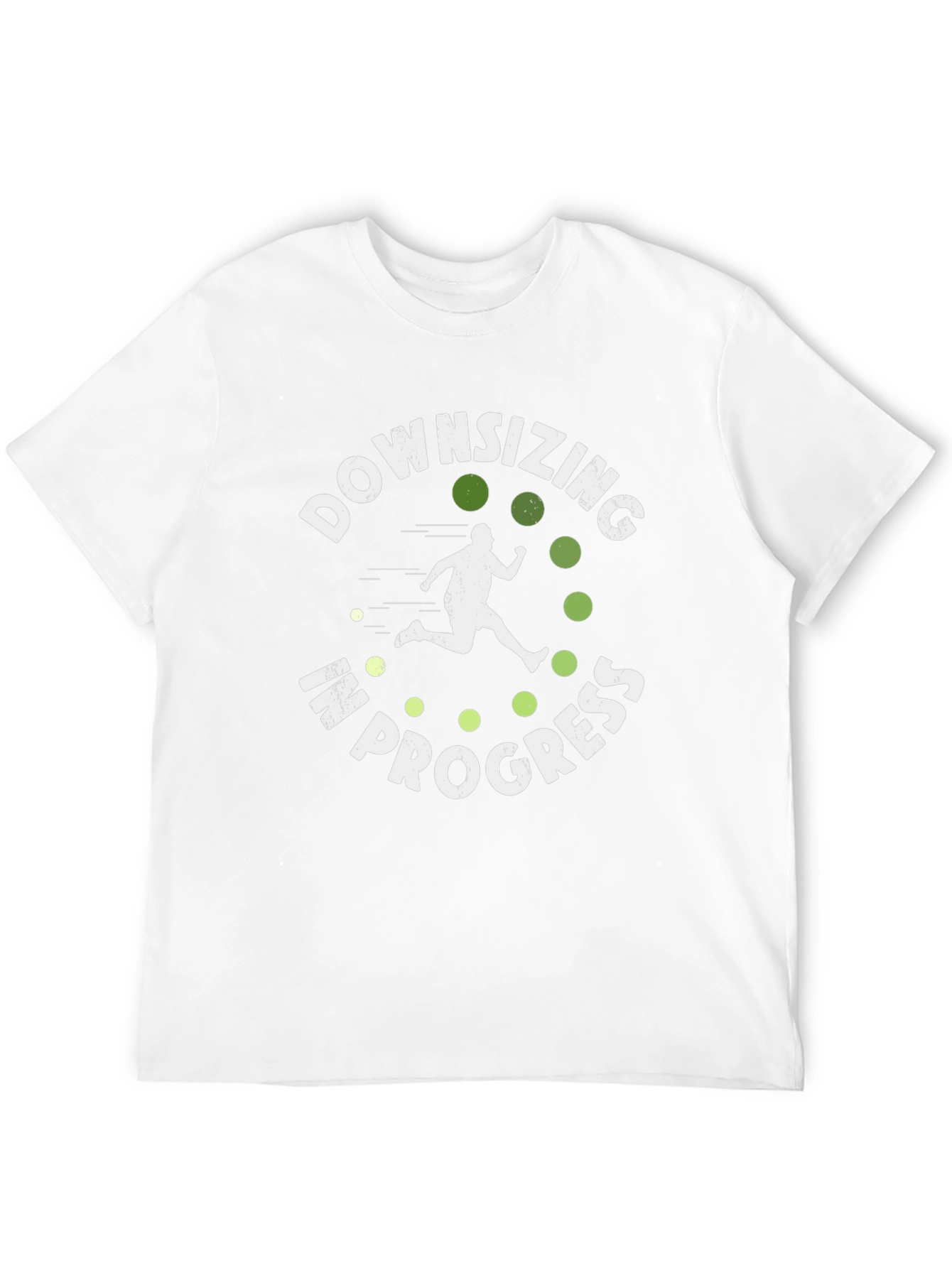Downsizing In Progress T-Shirt - Funny Fitness Tee