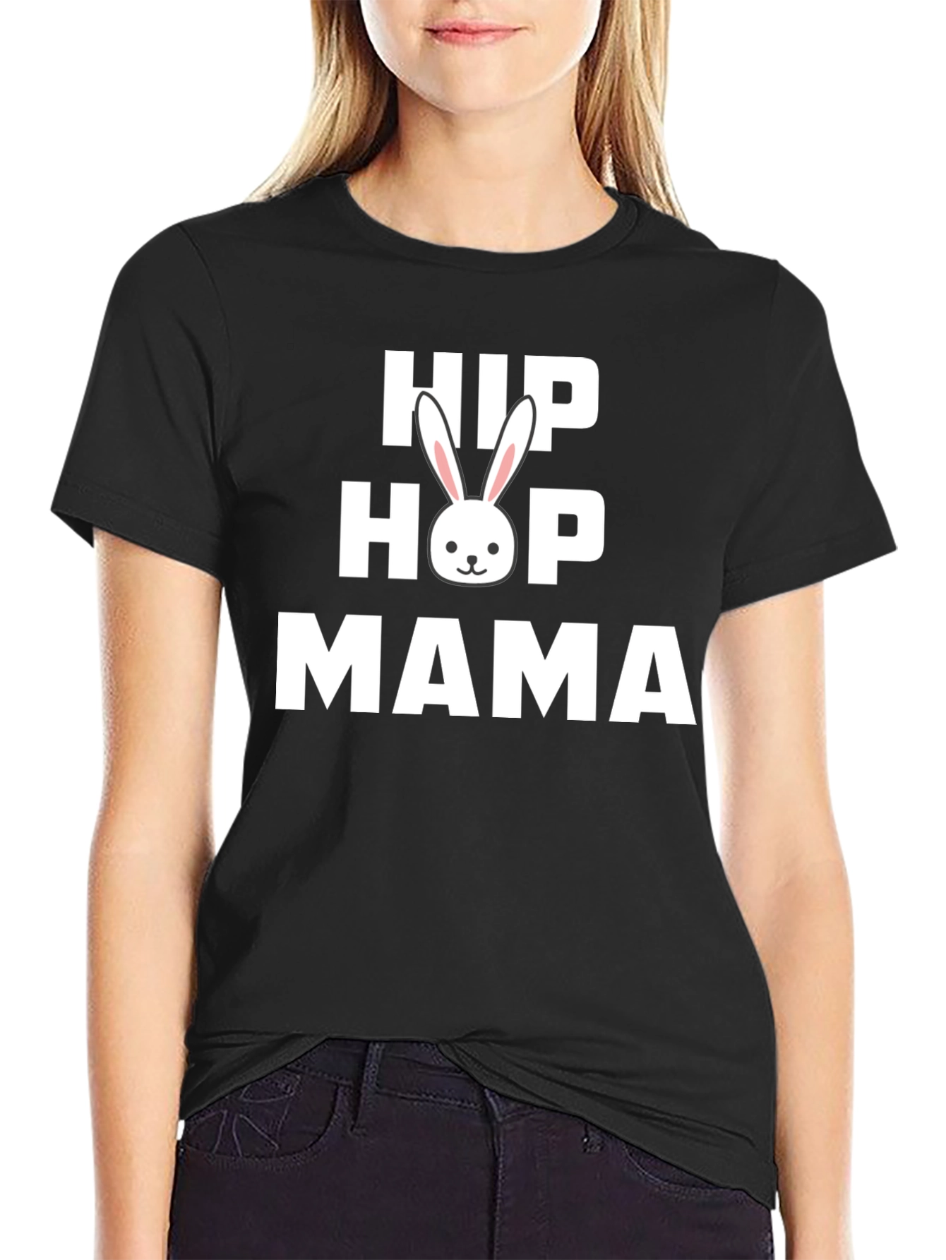 Hip Hop Mama Easter Bunny T-Shirt