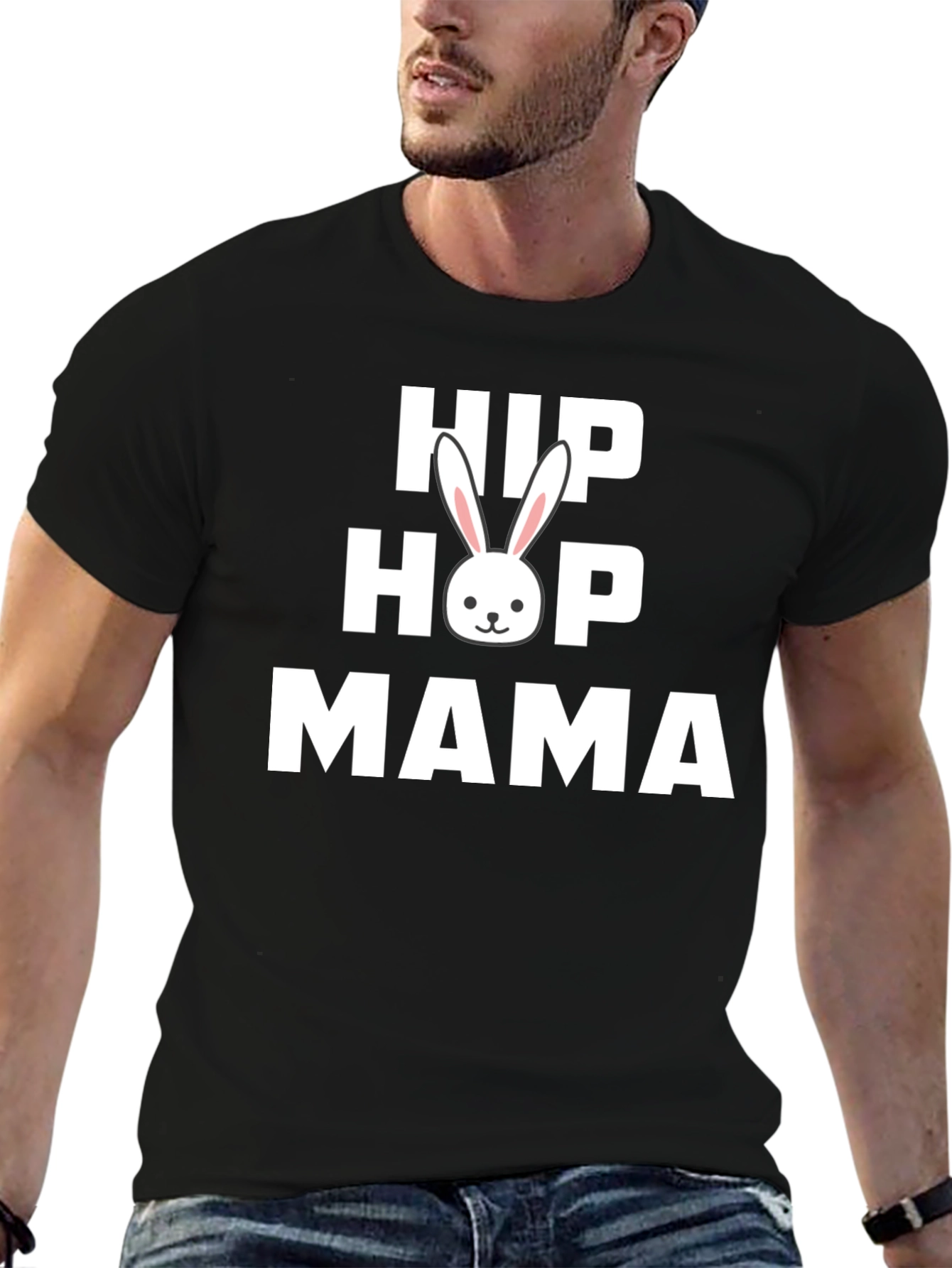 Hip Hop Mama Easter Bunny T-Shirt