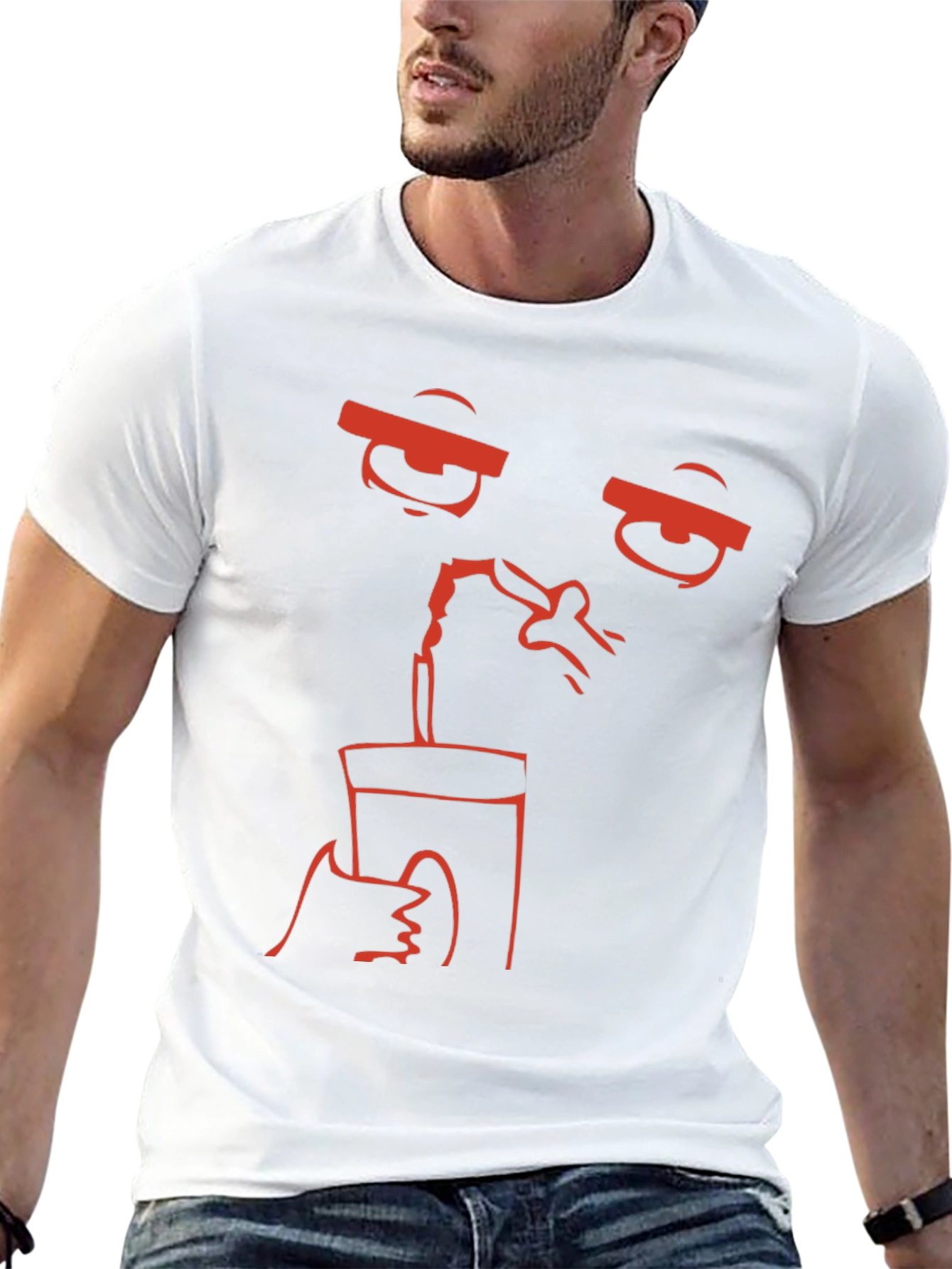 Retro Cartoon Drink T-Shirt
