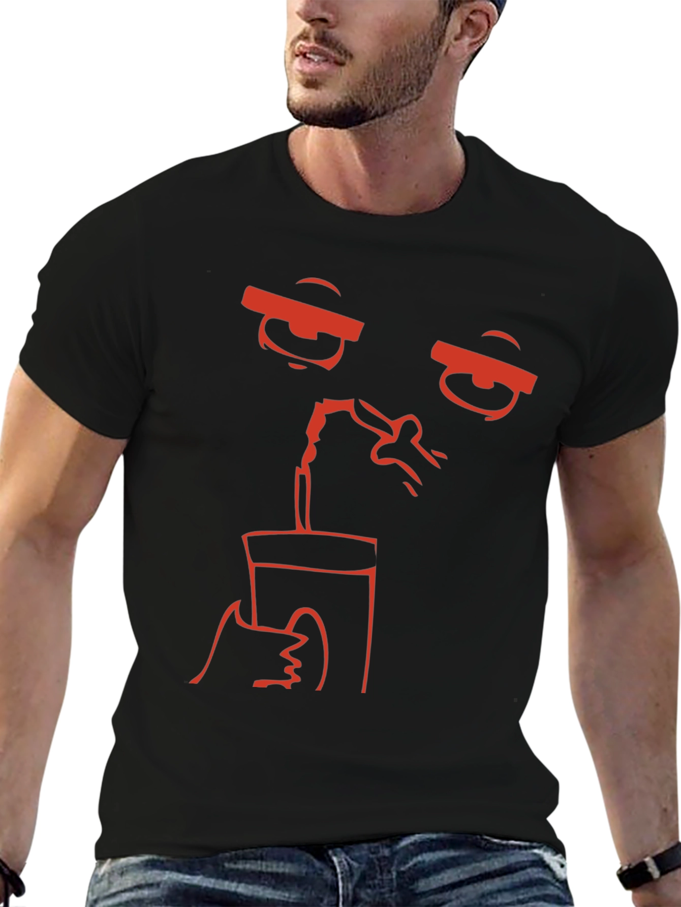 Retro Cartoon Drink T-Shirt
