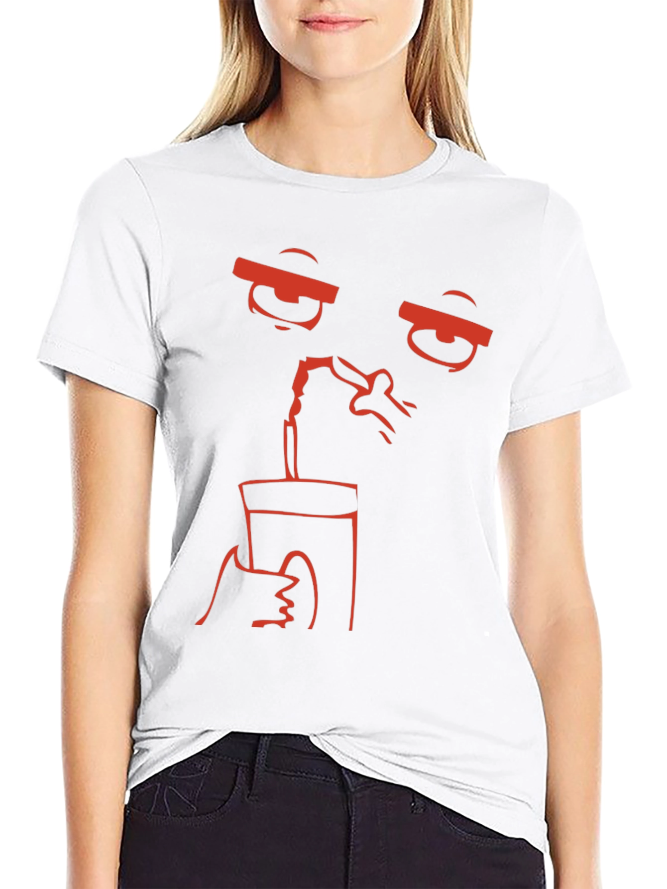 Retro Cartoon Drink T-Shirt
