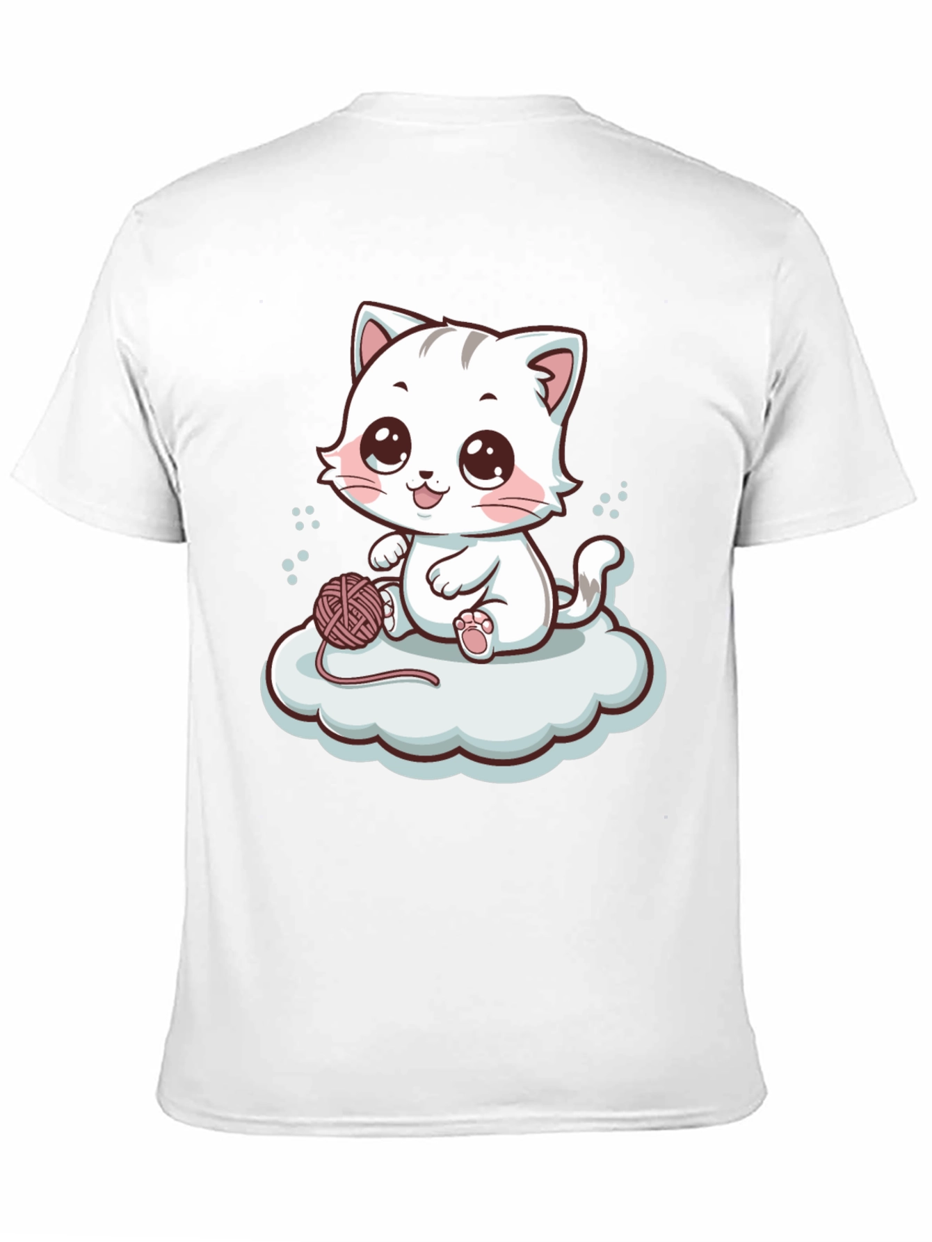 Cute Cartoon Kitten T-Shirt