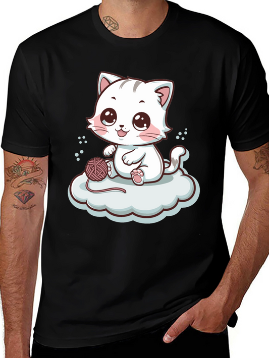 Cute Cartoon Kitten T-Shirt