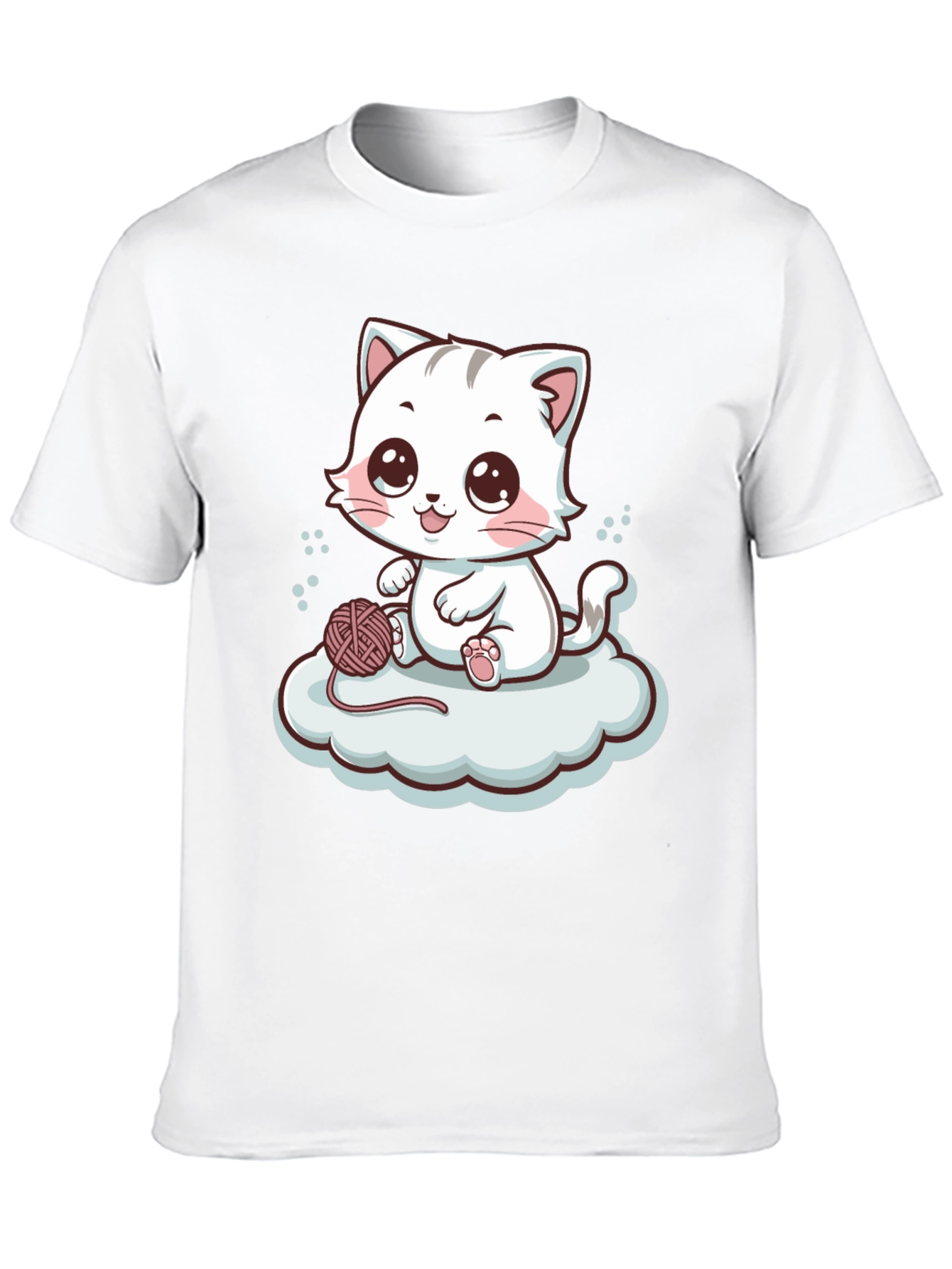 Cute Cartoon Kitten T-Shirt
