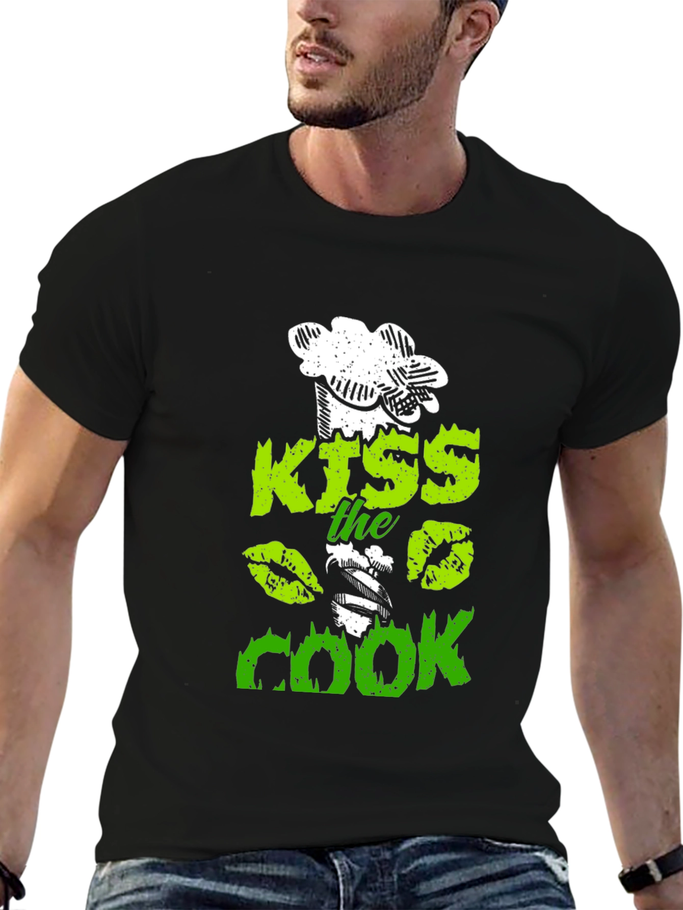 Kiss The Cook Graphic T-Shirt