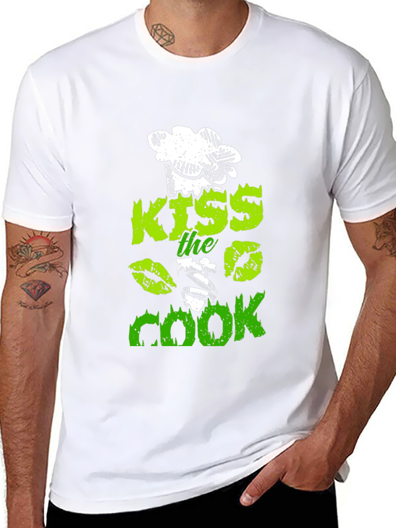 Kiss The Cook Graphic T-Shirt