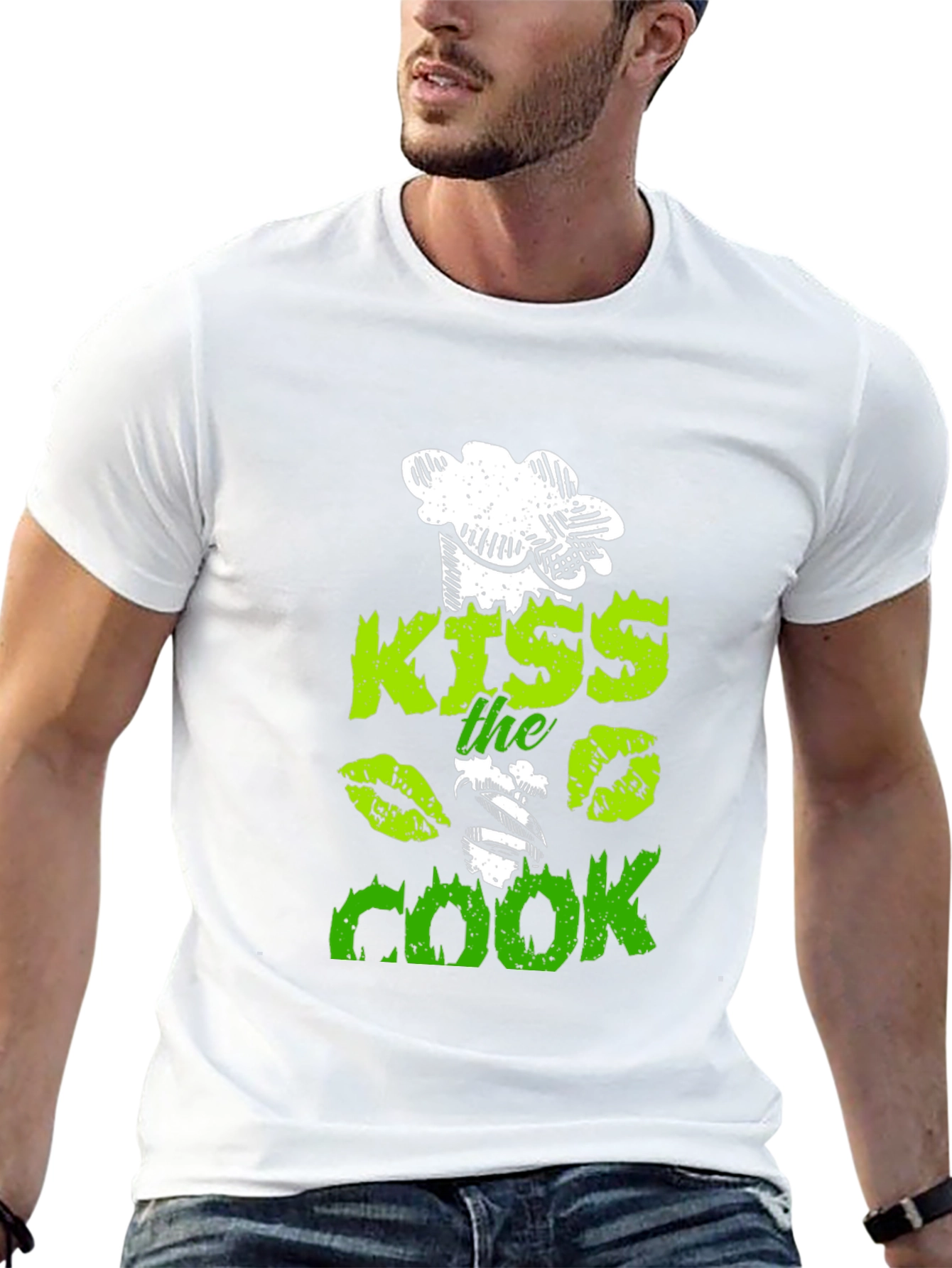 Kiss The Cook Graphic T-Shirt