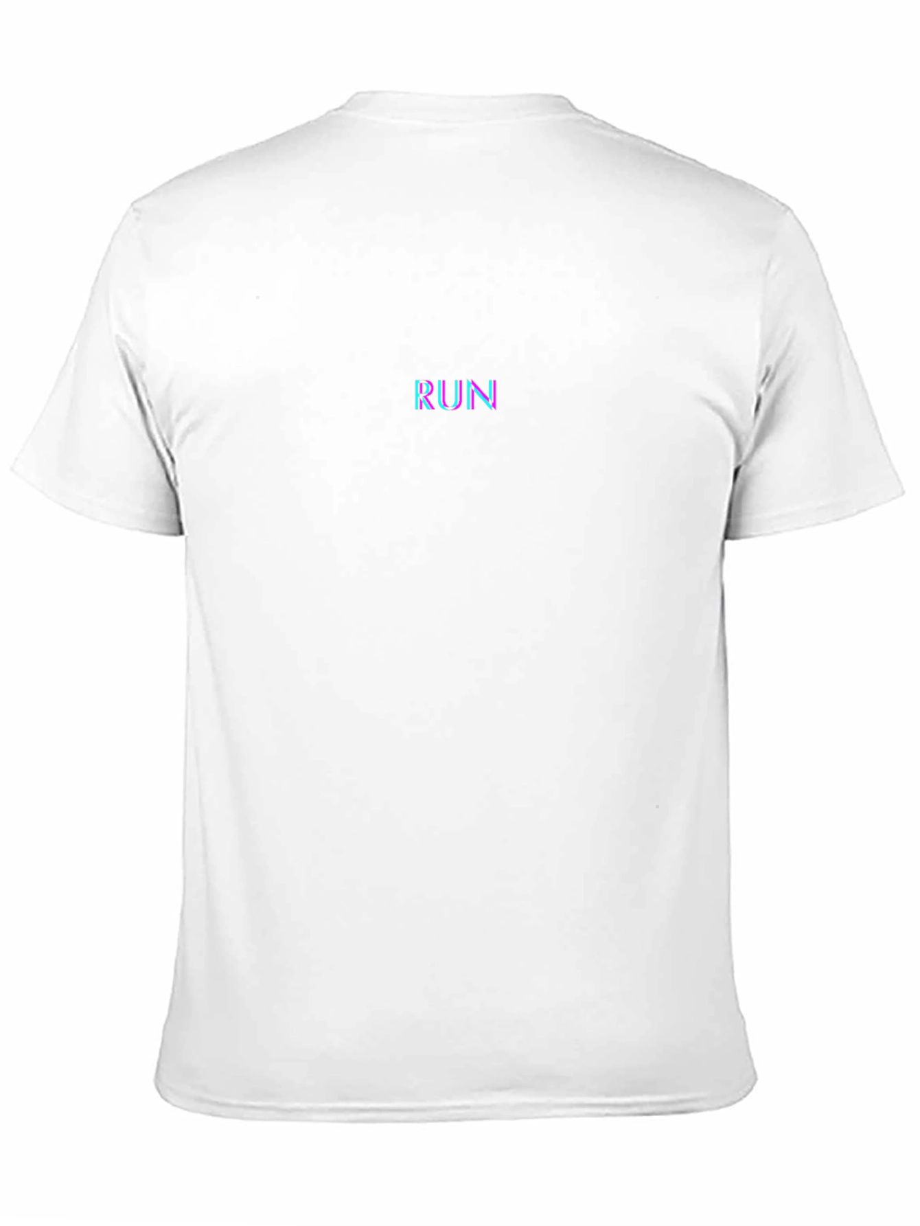 Run Glitch T-Shirt - Mens Black Graphic Tee