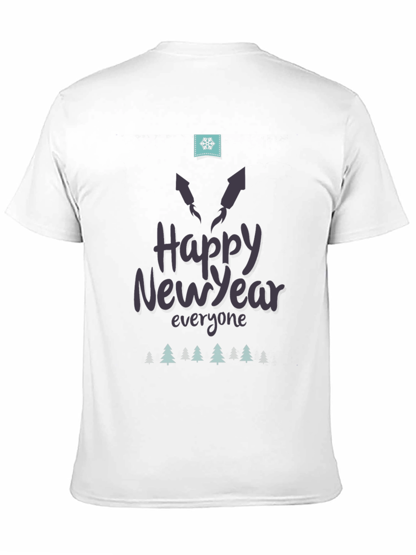 Happy New Year Black T-Shirt
