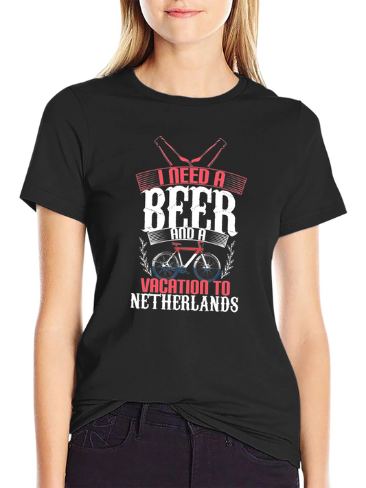 Beer and Netherlands Vacation T-Shirt