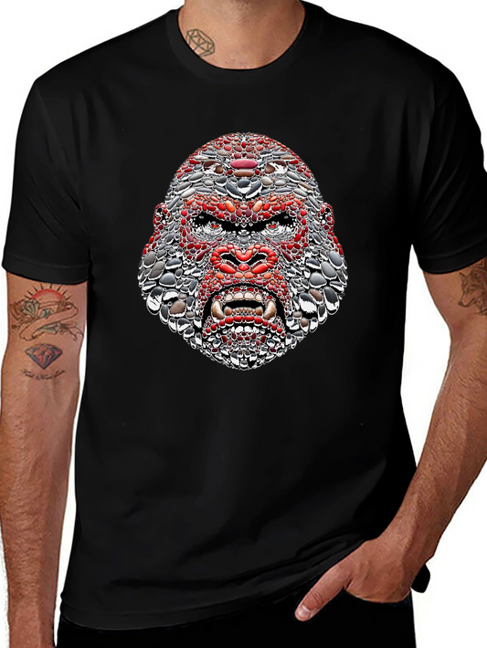 Gorilla Graphic Print Tee - Bold & Unique Design