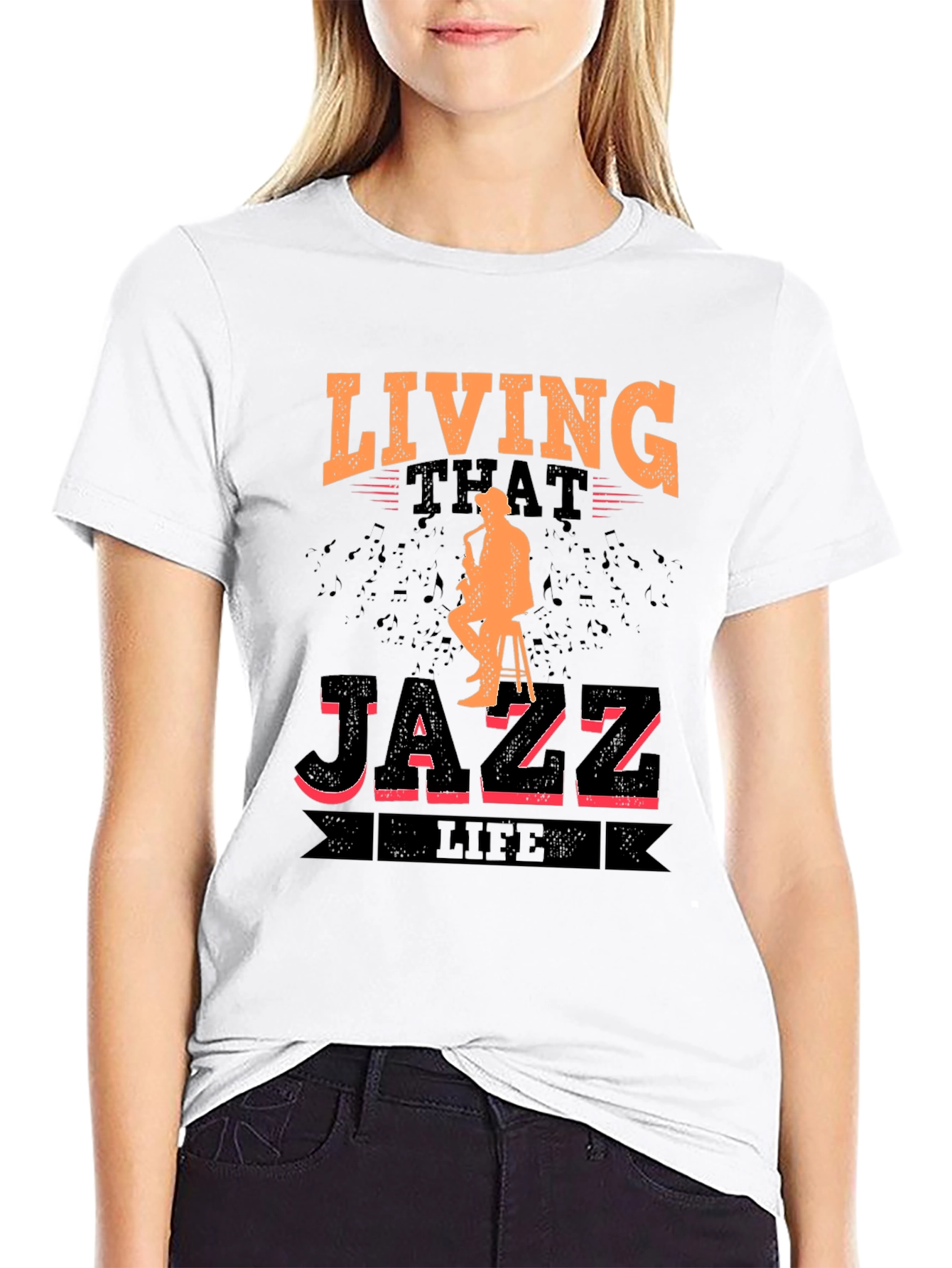 Living That Jazz Life Graphic T-Shirt