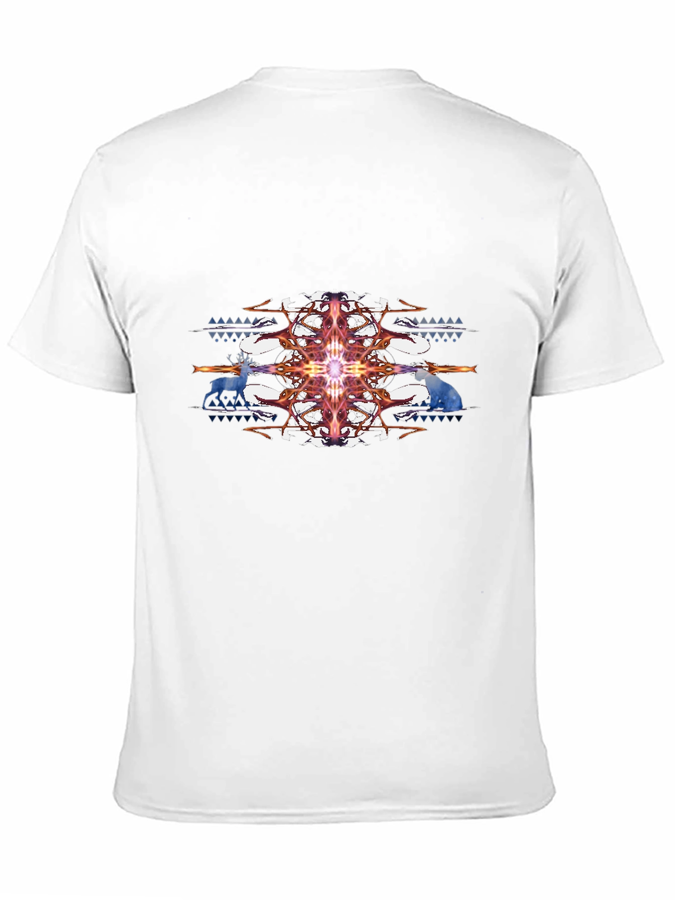 Mystic Deer Graphic T-Shirt - Black