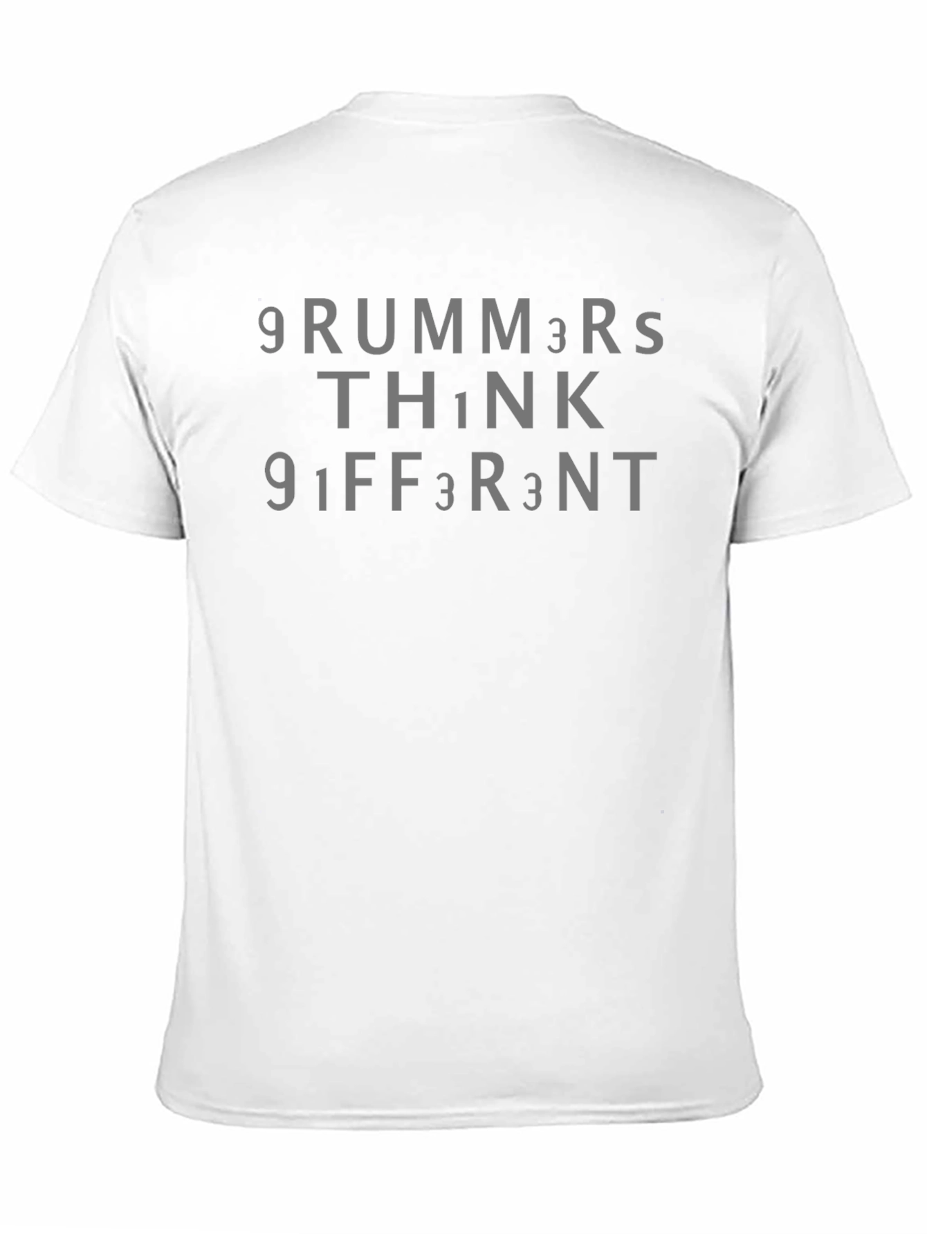 9 Rummers Think Different Black Tee Shirt