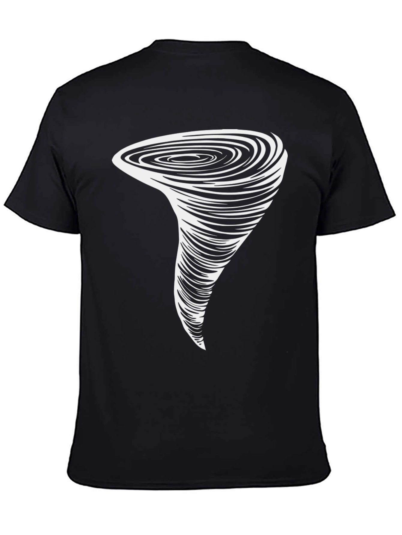 Tornado Graphic Black T-Shirt