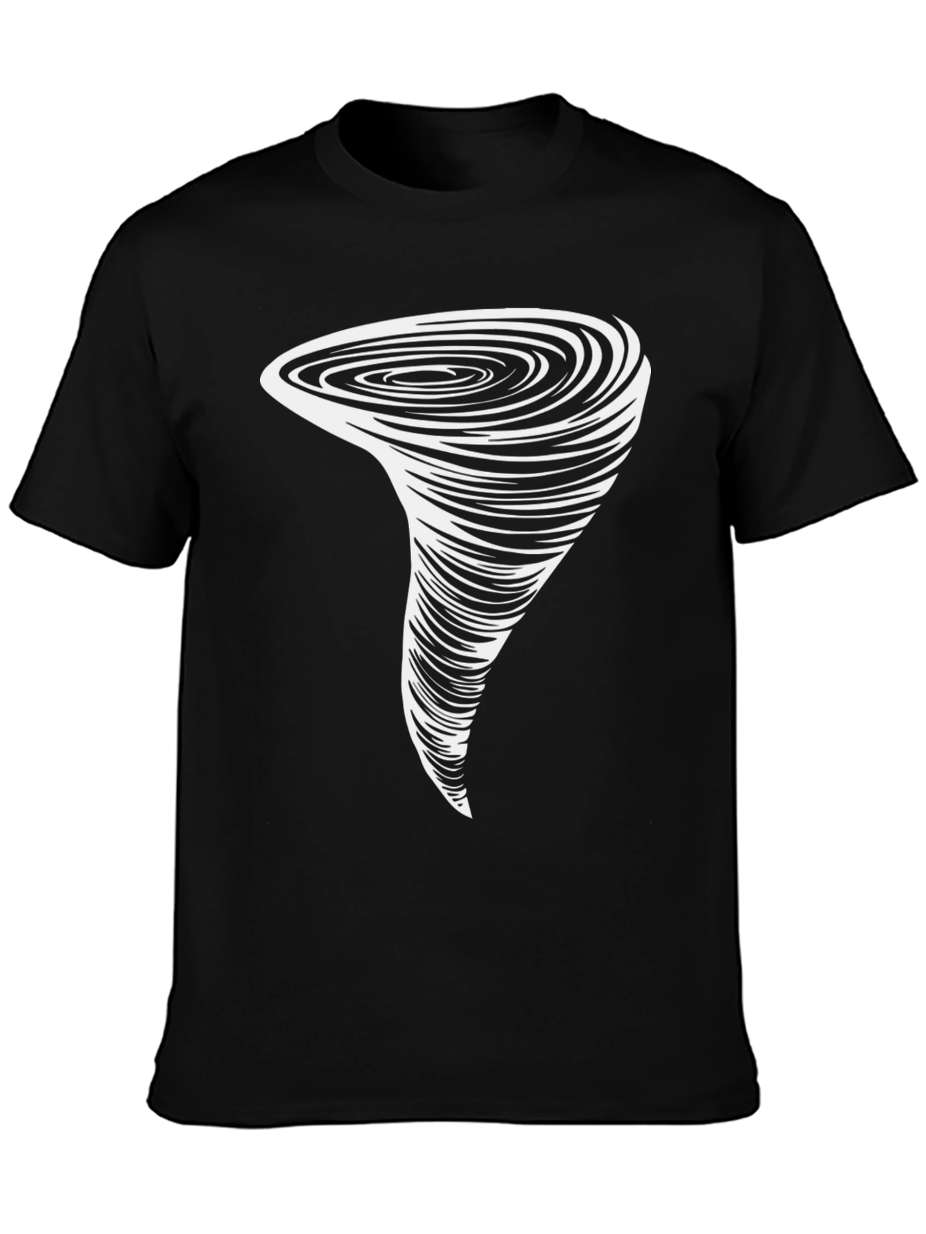 Tornado Graphic Black T-Shirt
