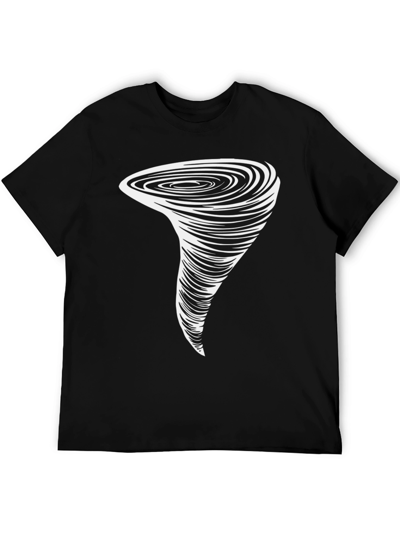 Tornado Graphic Black T-Shirt