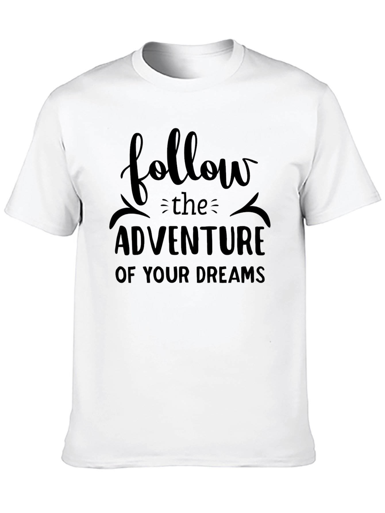 Adventure Dreams Black Graphic Tee
