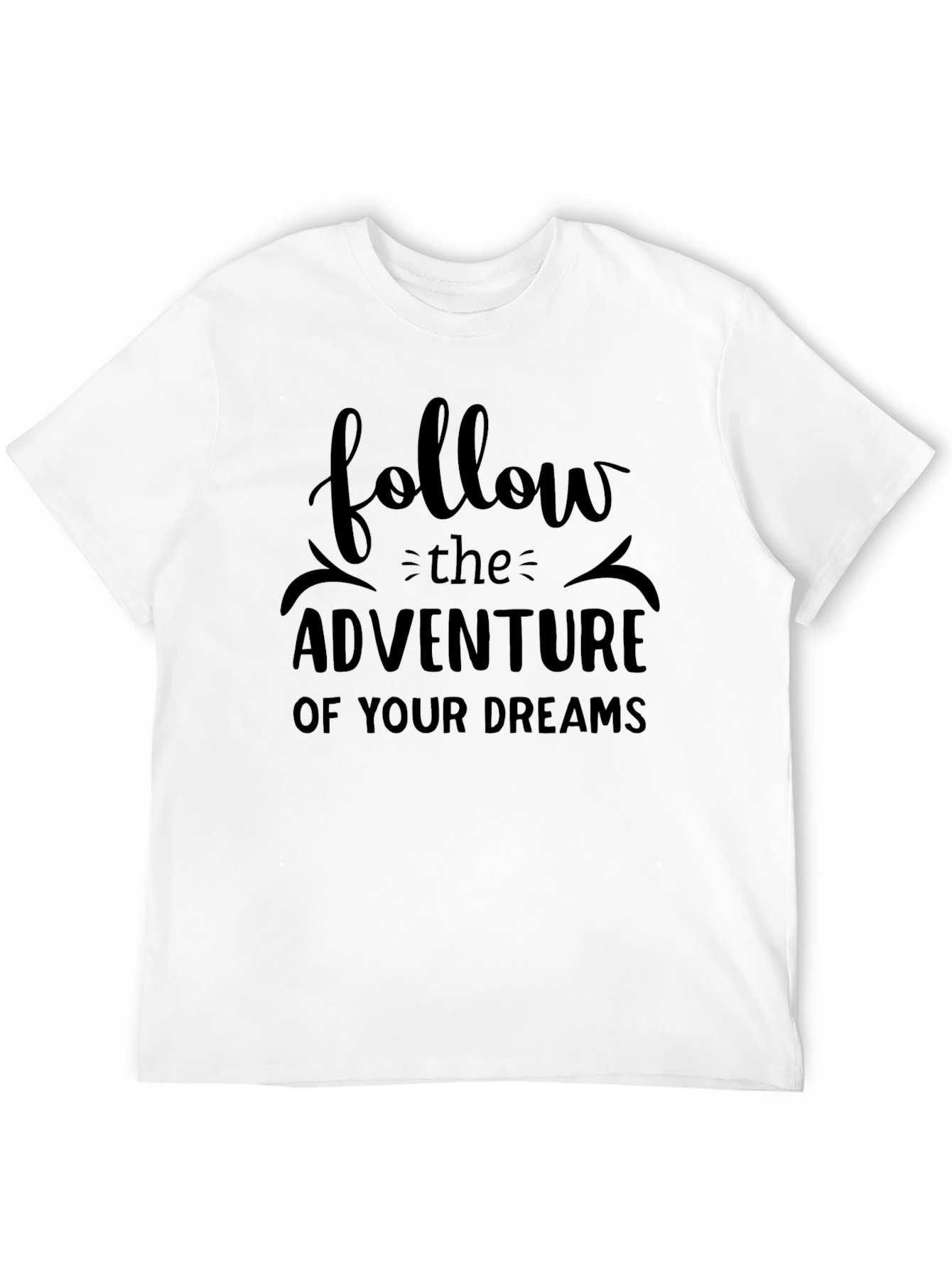 Adventure Dreams Black Graphic Tee