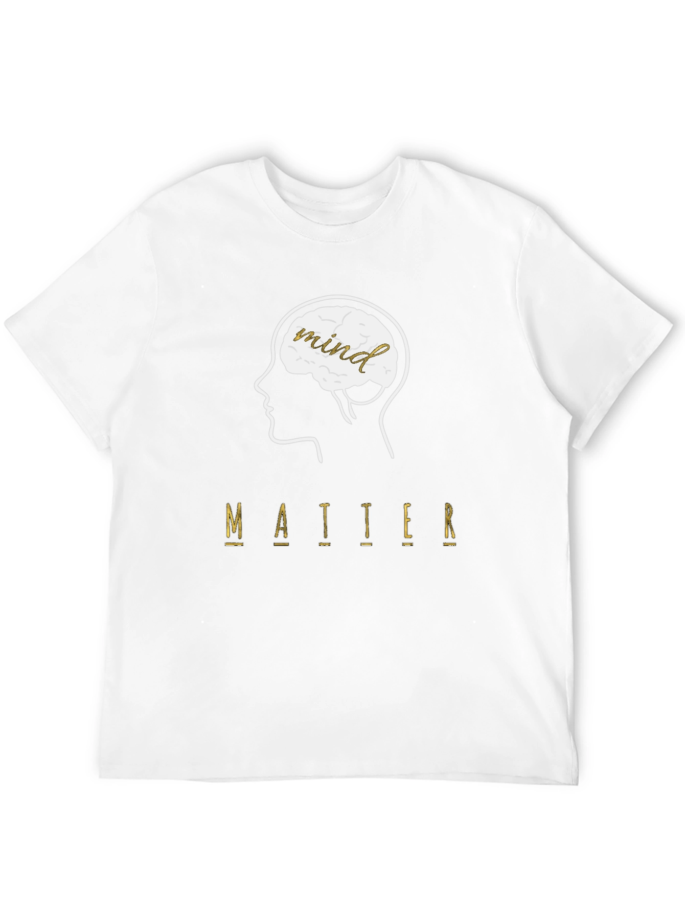 Mind Over Matter Graphic Tee - Black Cotton T-Shirt