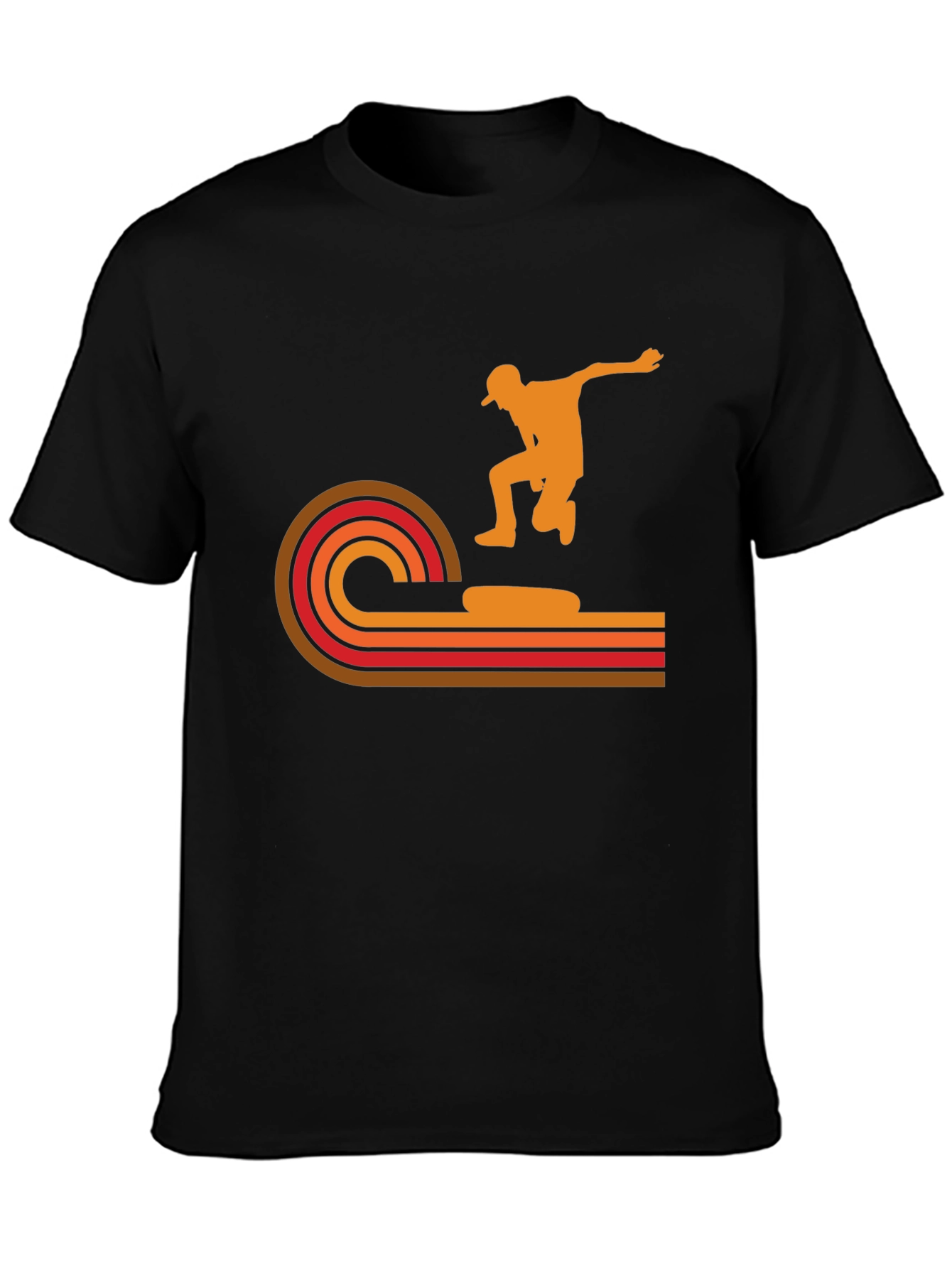 Retro Skater Graphic T-Shirt