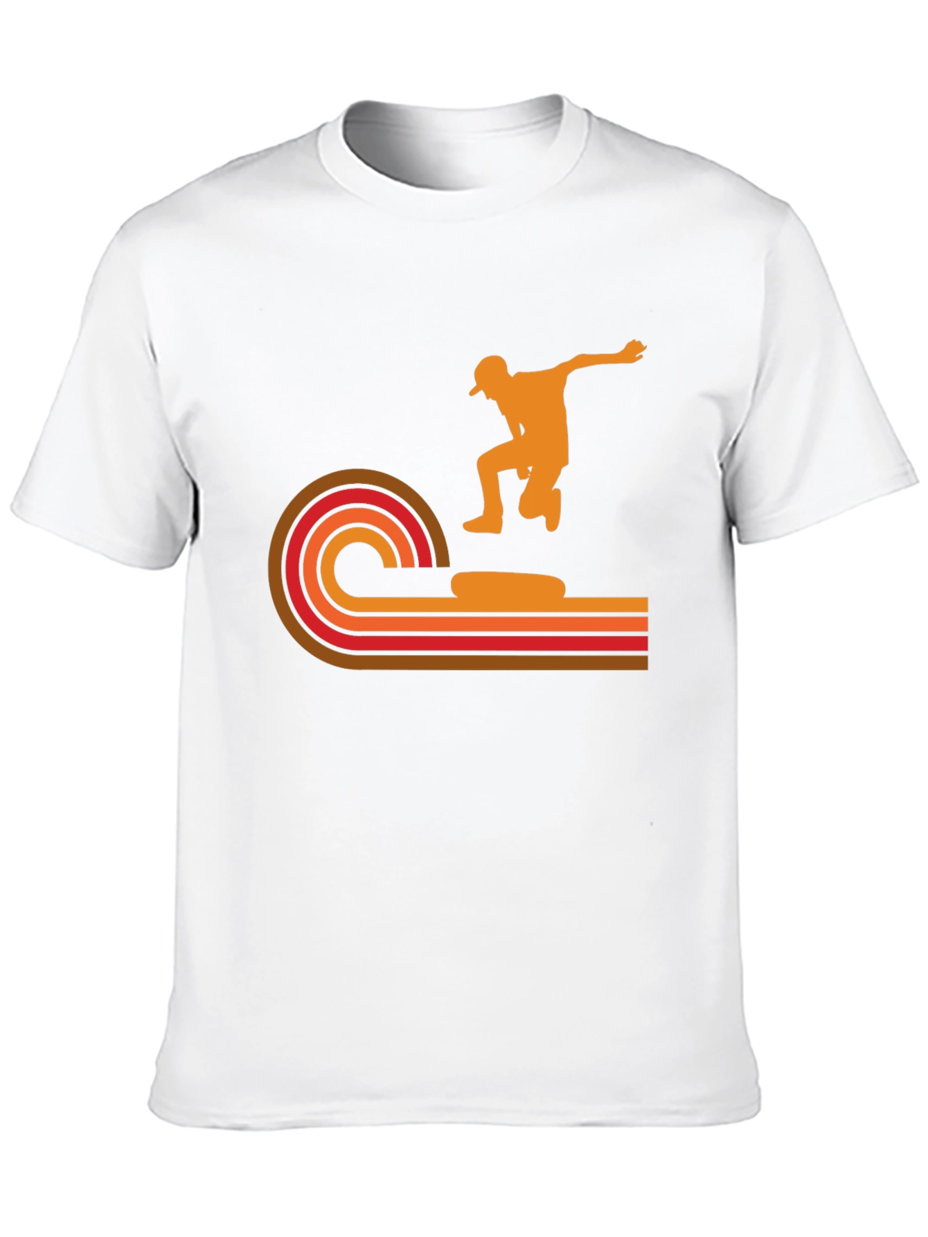 Retro Skater Graphic T-Shirt