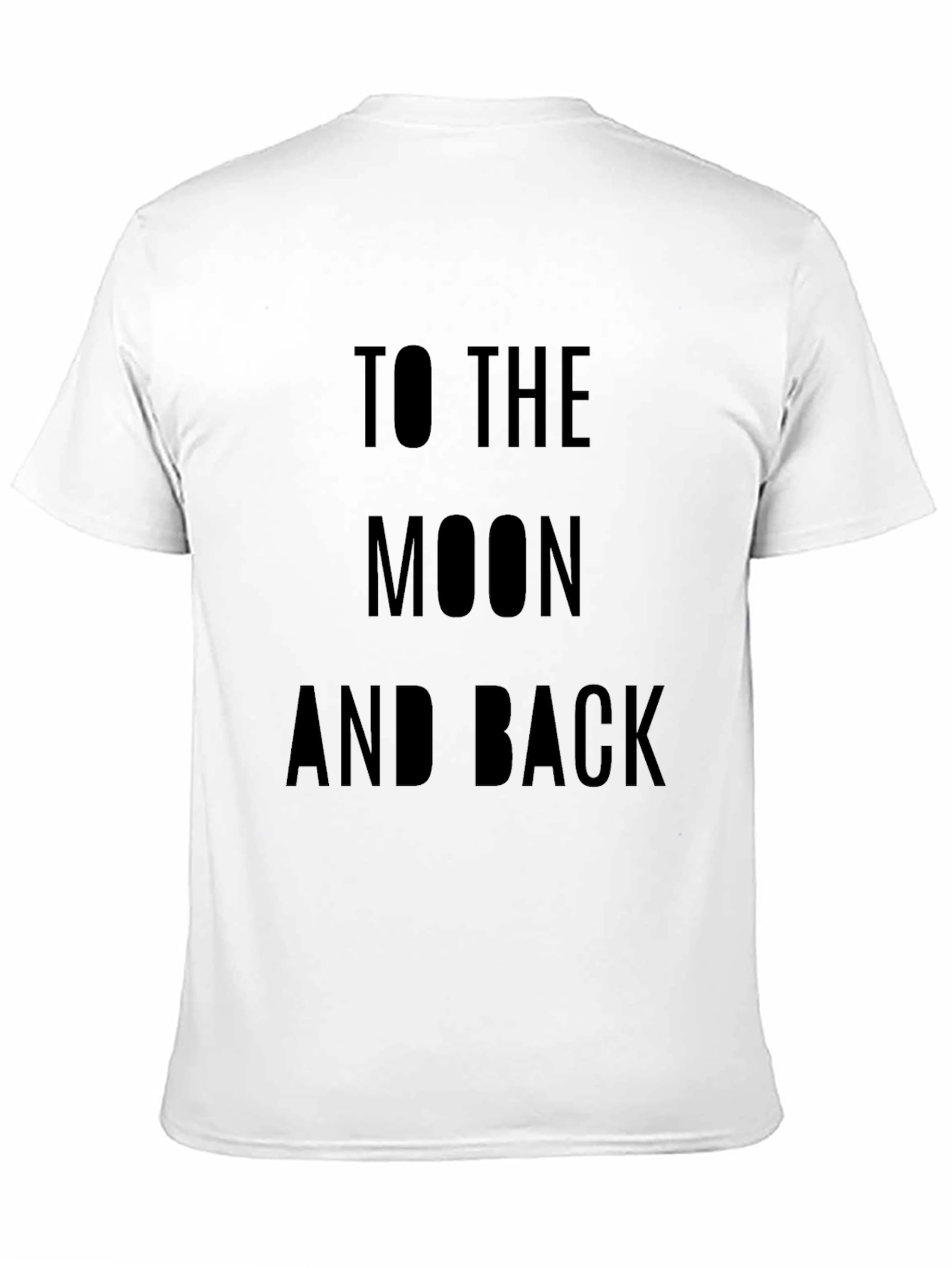 To The Moon And Back Black T-Shirt