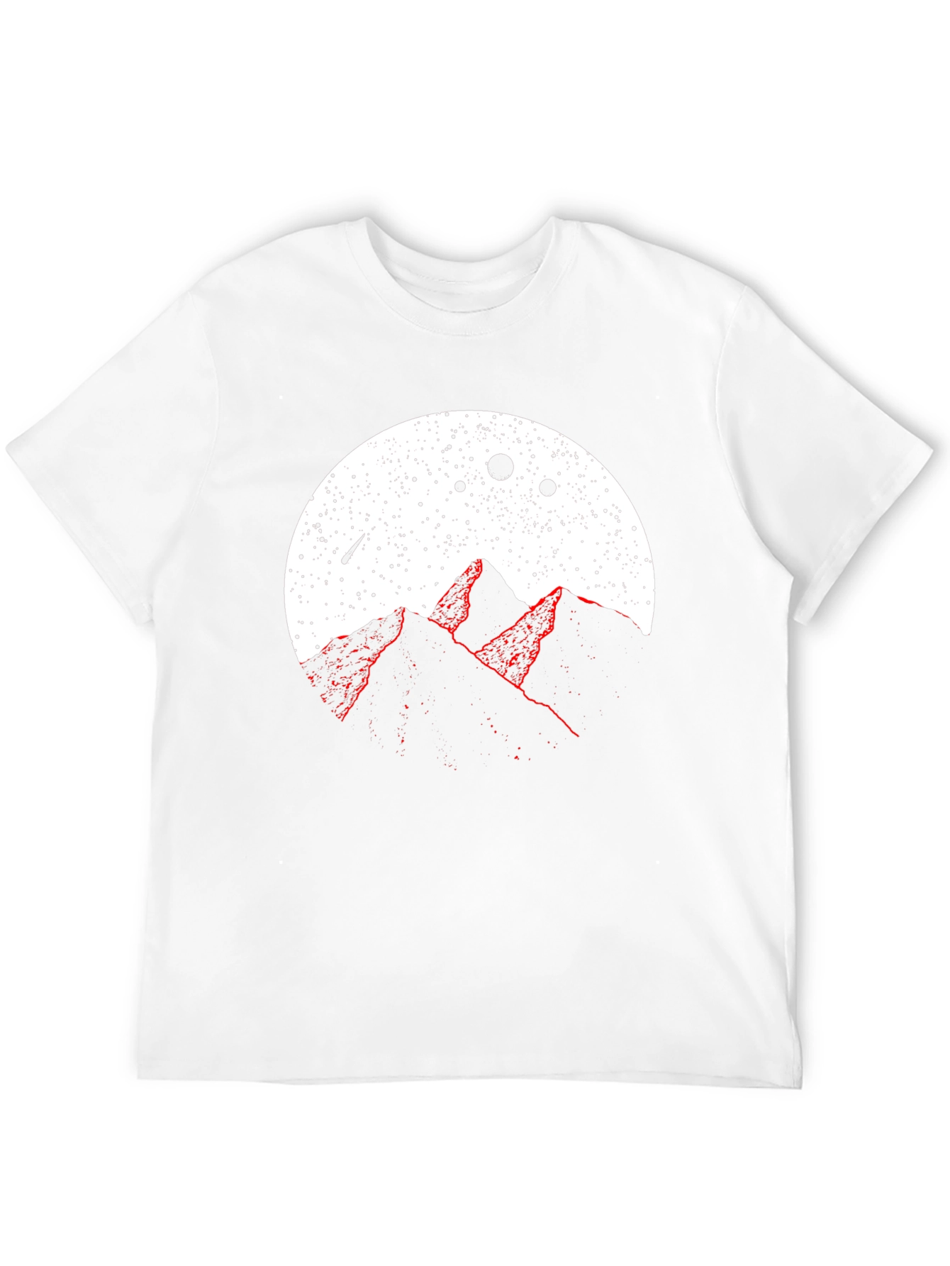 Cosmic Mountains Graphic Tee - Black
