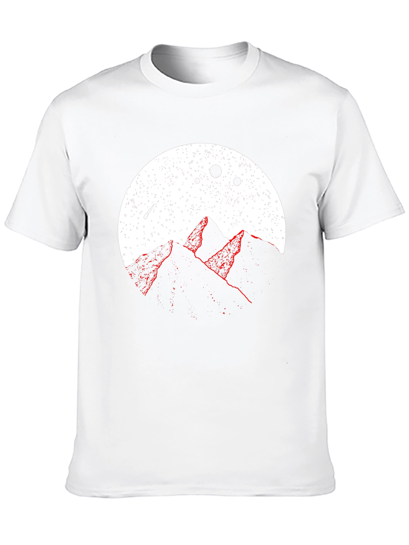 Cosmic Mountains Graphic Tee - Black