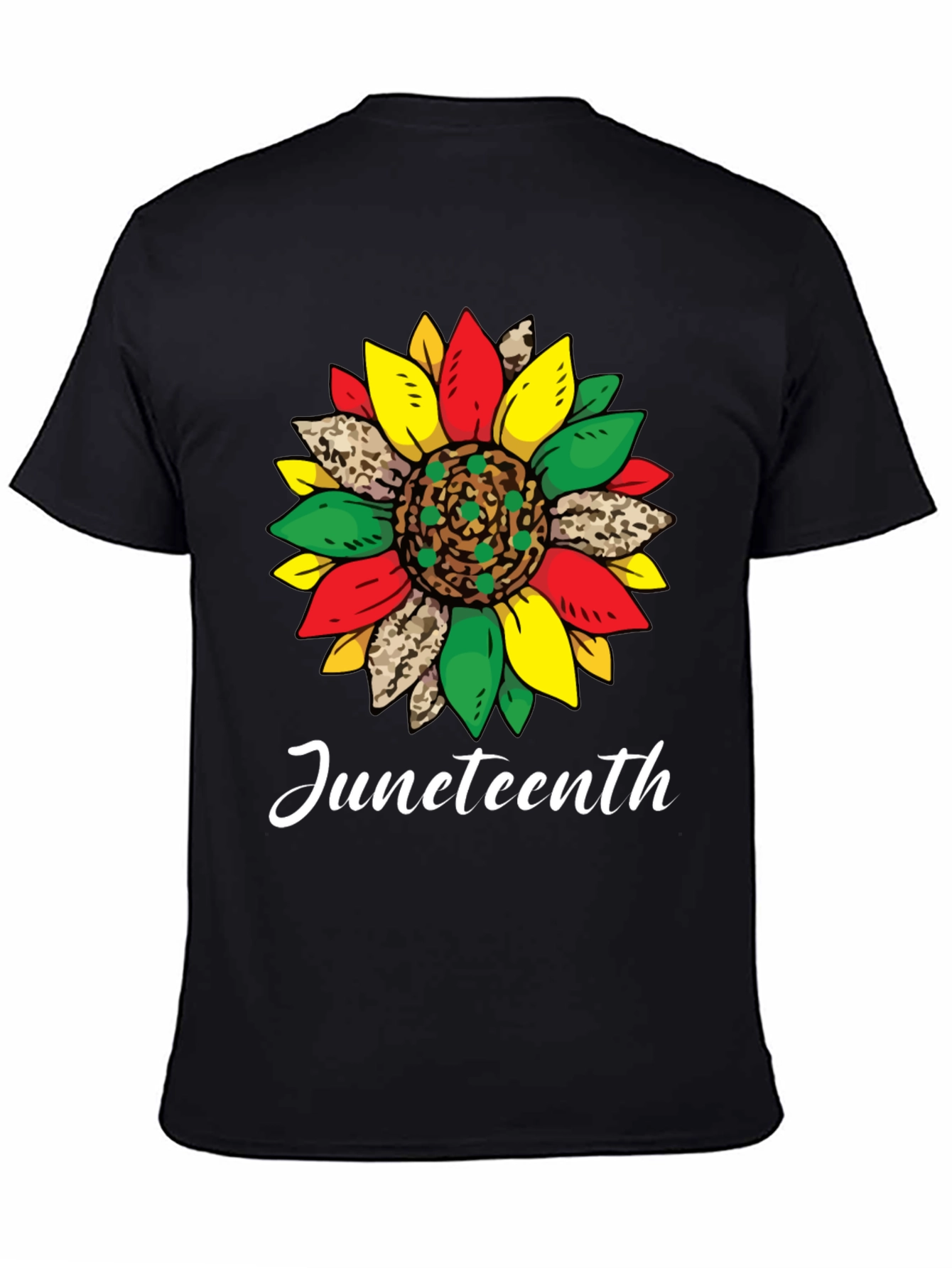 Juneteenth Sunflower Graphic T-Shirt