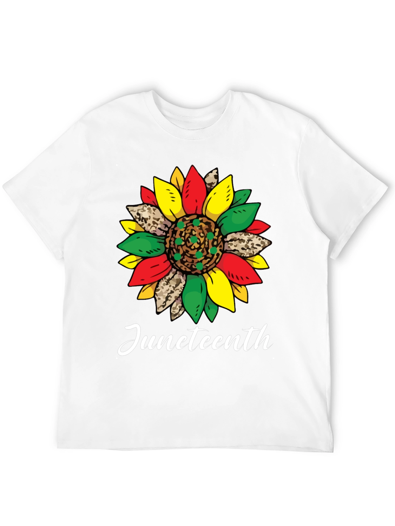 Juneteenth Sunflower Graphic T-Shirt