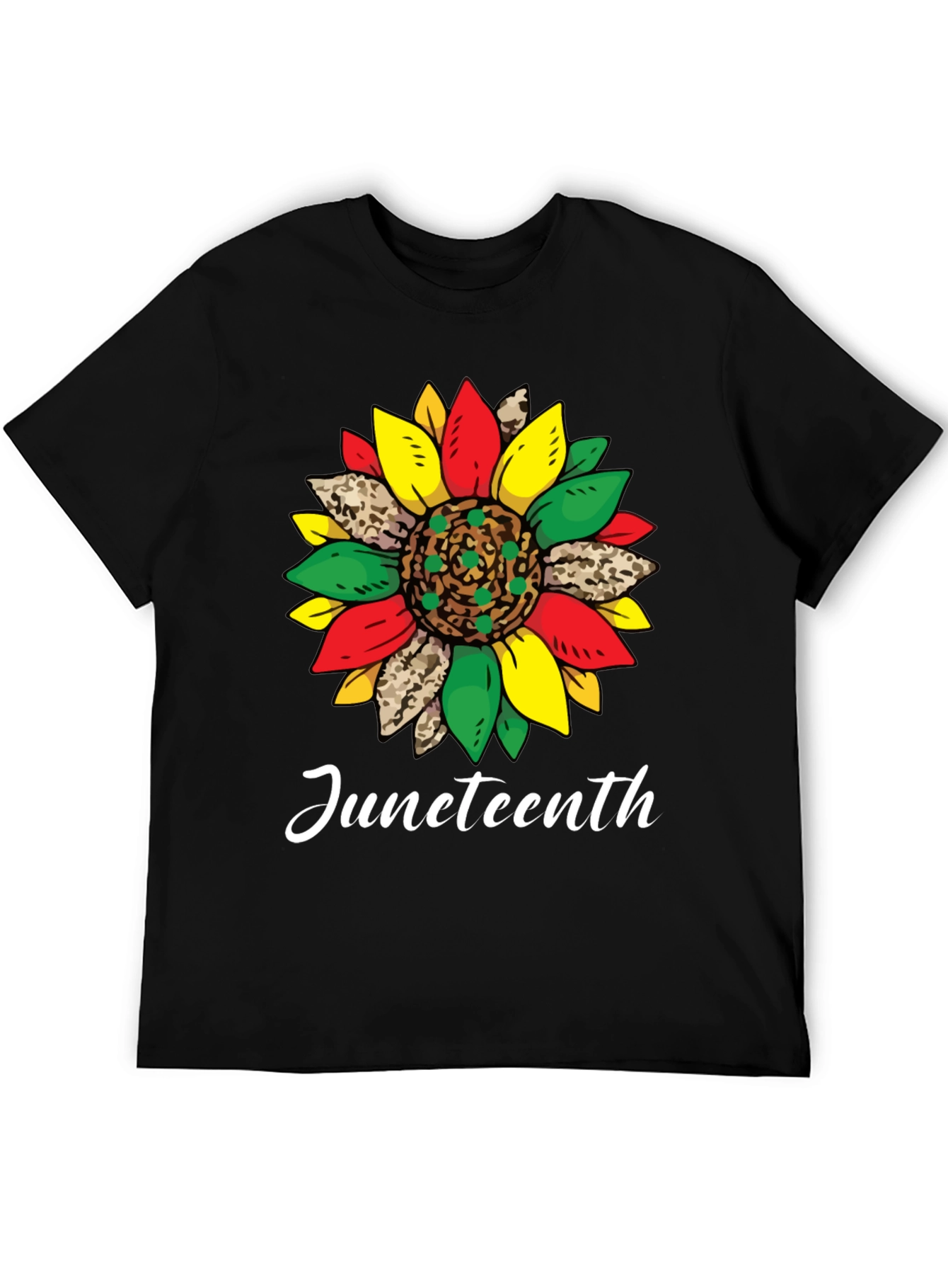 Juneteenth Sunflower Graphic T-Shirt