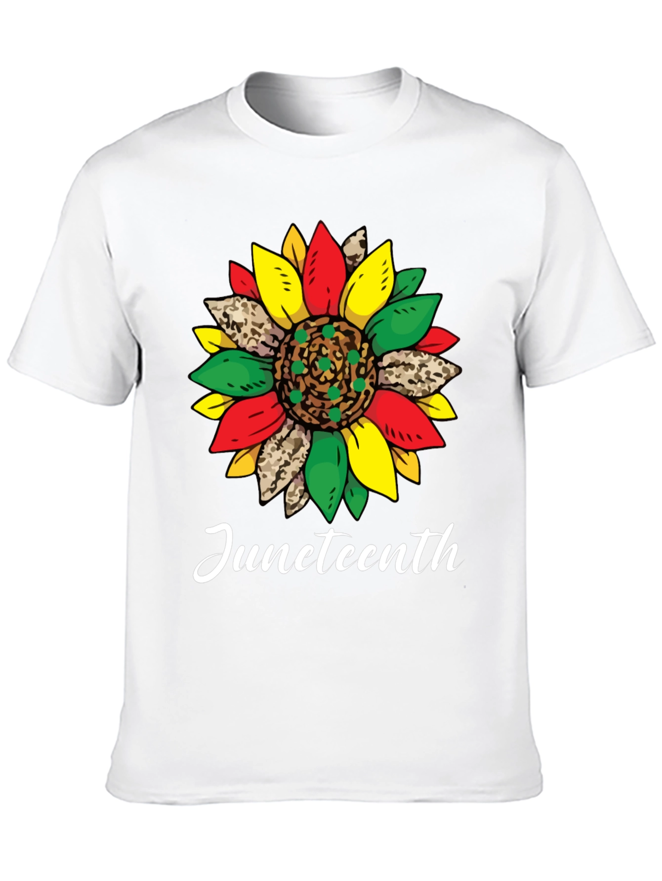 Juneteenth Sunflower Graphic T-Shirt