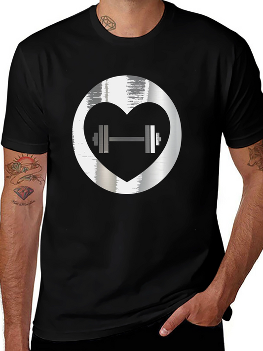 Heart Lift Graphic Tee - Black