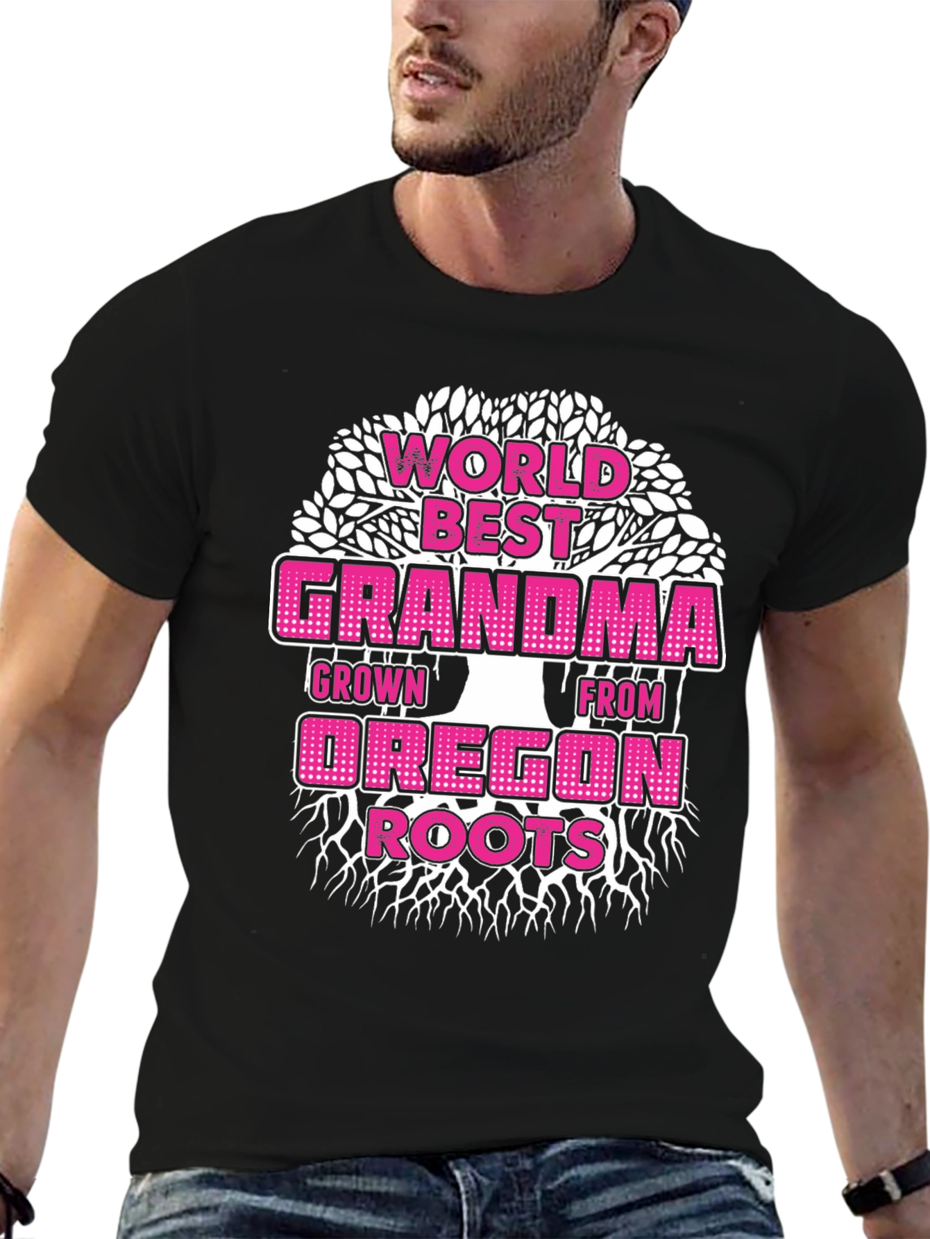 Worlds Best Grandma Oregon Roots T-Shirt