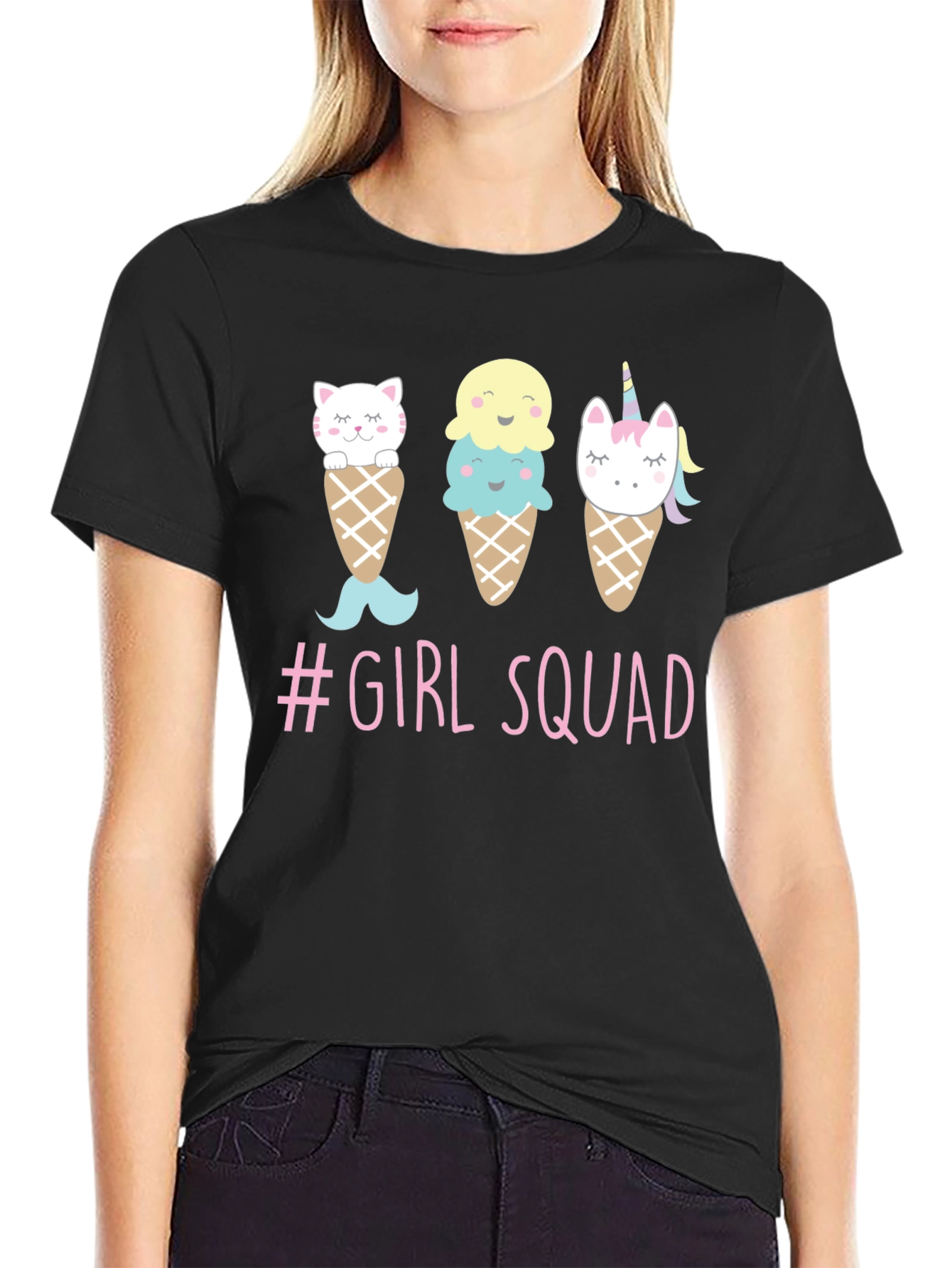 Girl Squad Cute Cartoon Tee